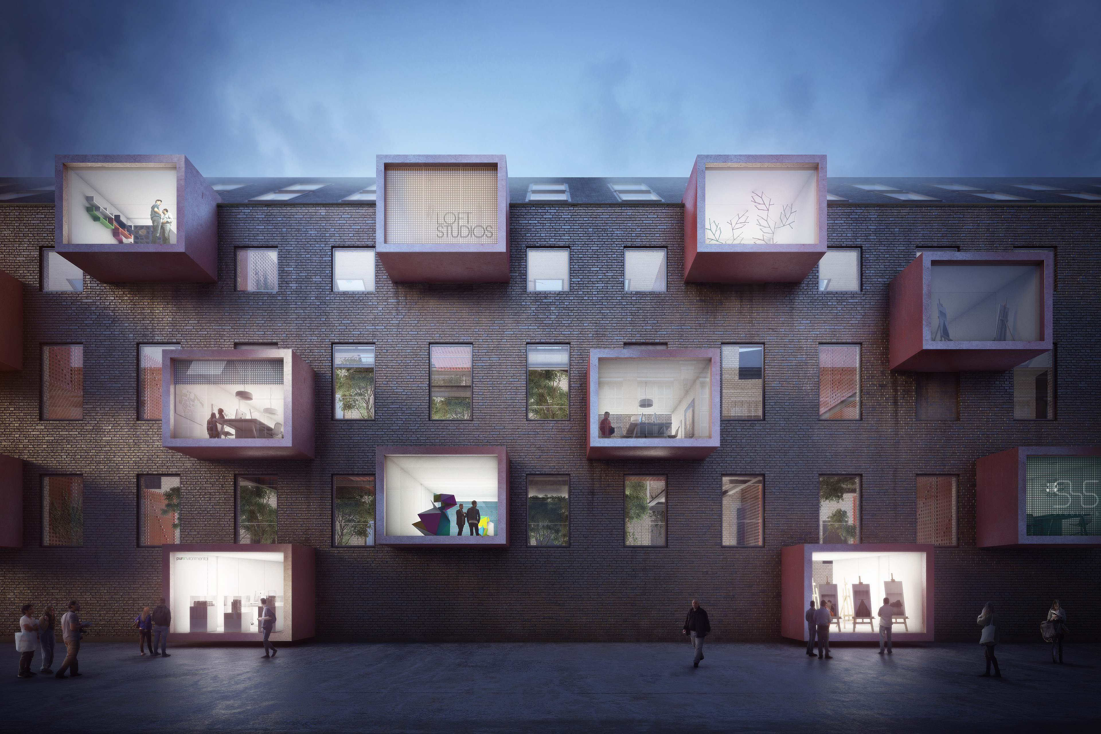 Fakro Competition, Creative working units, London, UK