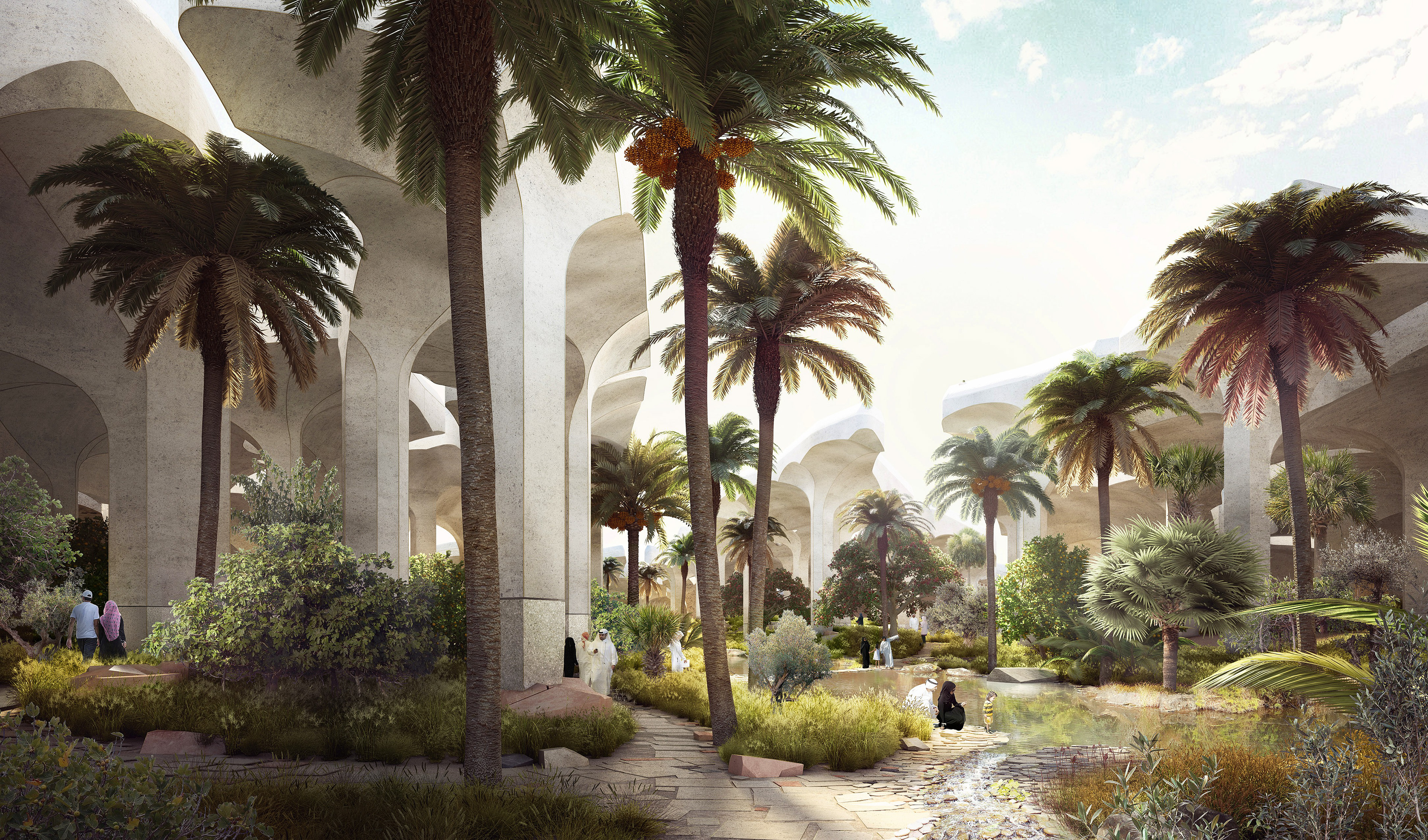 Al Fayah Park, Abu Dhabi, Heatherwick Studio, Lead artist @Forbes Massie
