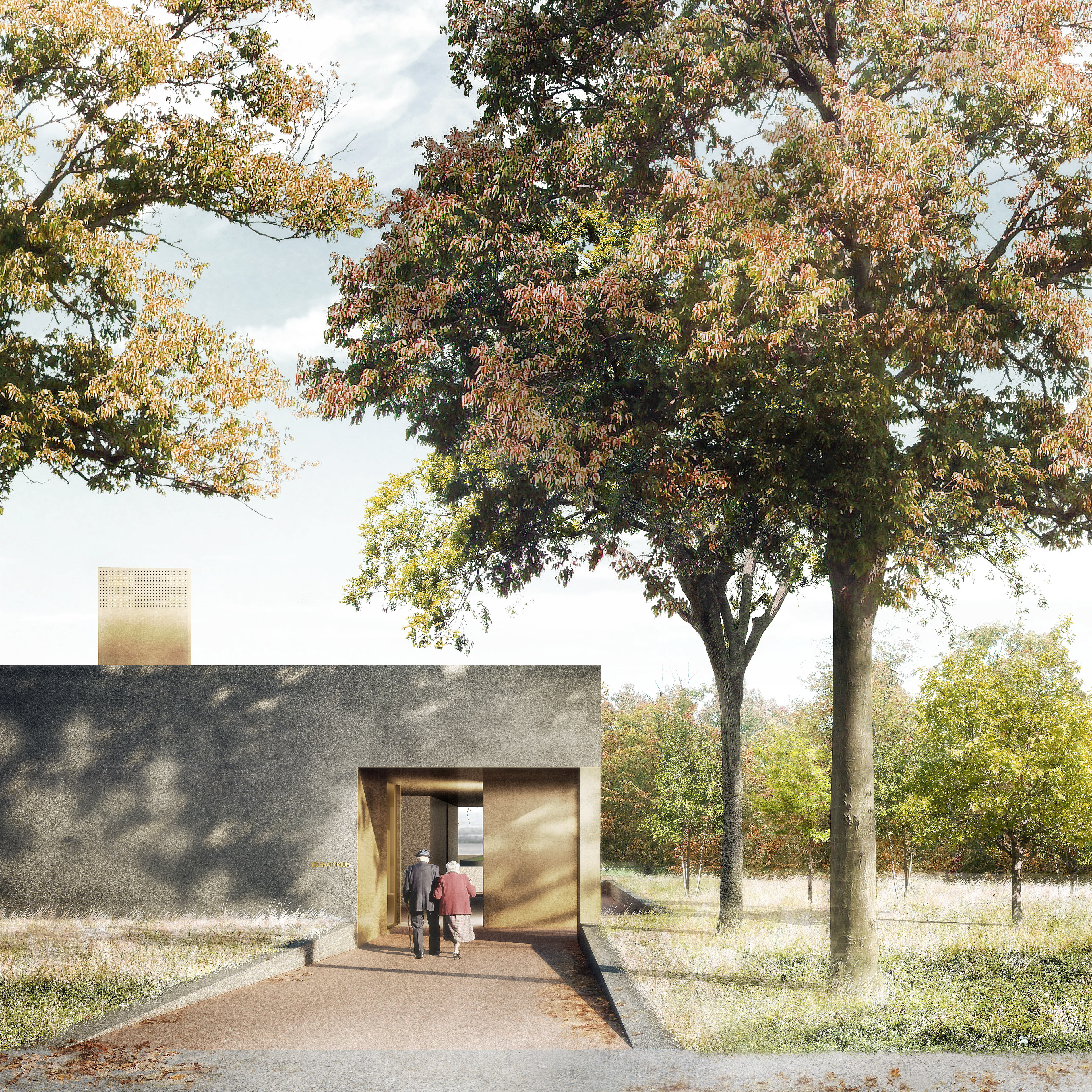 Basel Crematory, Basel, Garrigues Maurer, Lead artist @Forbes Massie