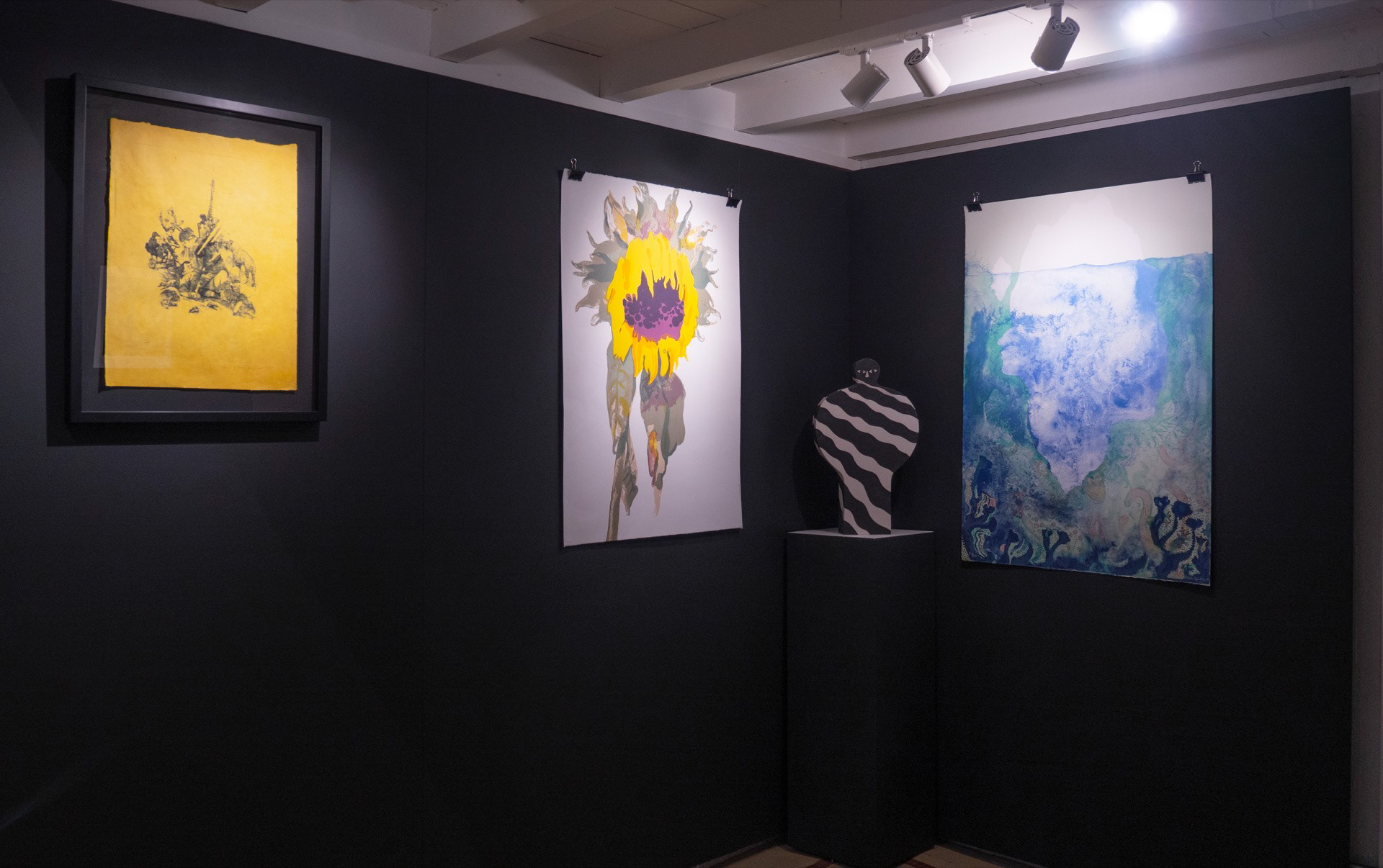 La Combat (Yoann Estevenin), Soleil (Françoise Pétrovitch) & Femme abrupte (Alice Gauthier)