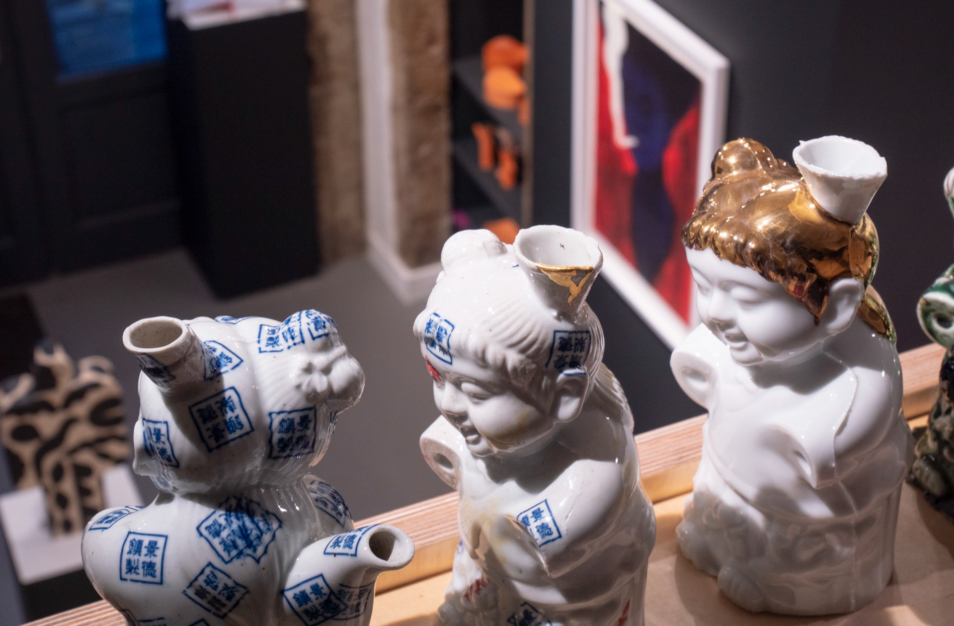 Les Jingjing de Réjean Peytavin veillent sur l'exposition