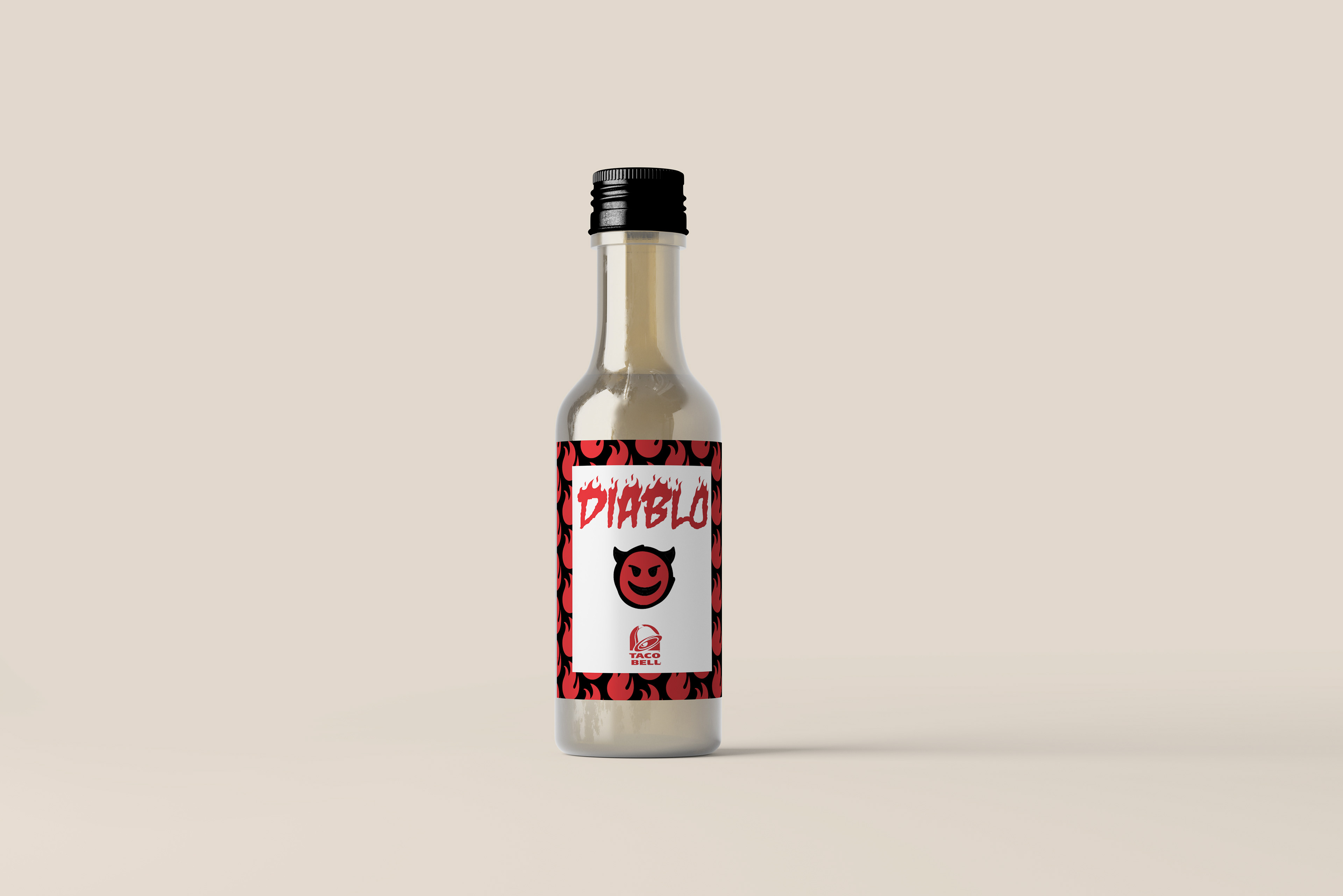Digital mockup of new sauce packaging