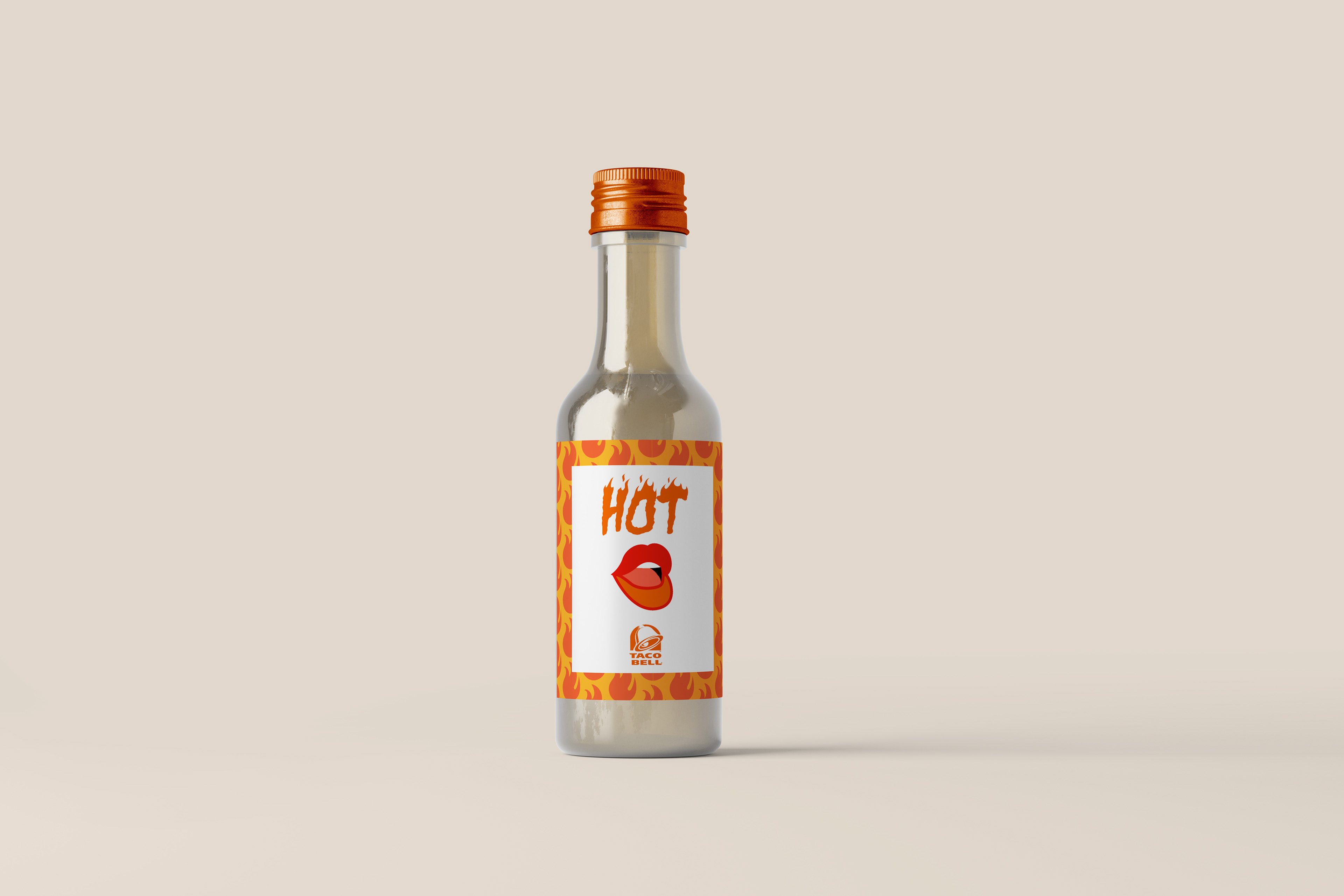 Digital mockup of new sauce packaging