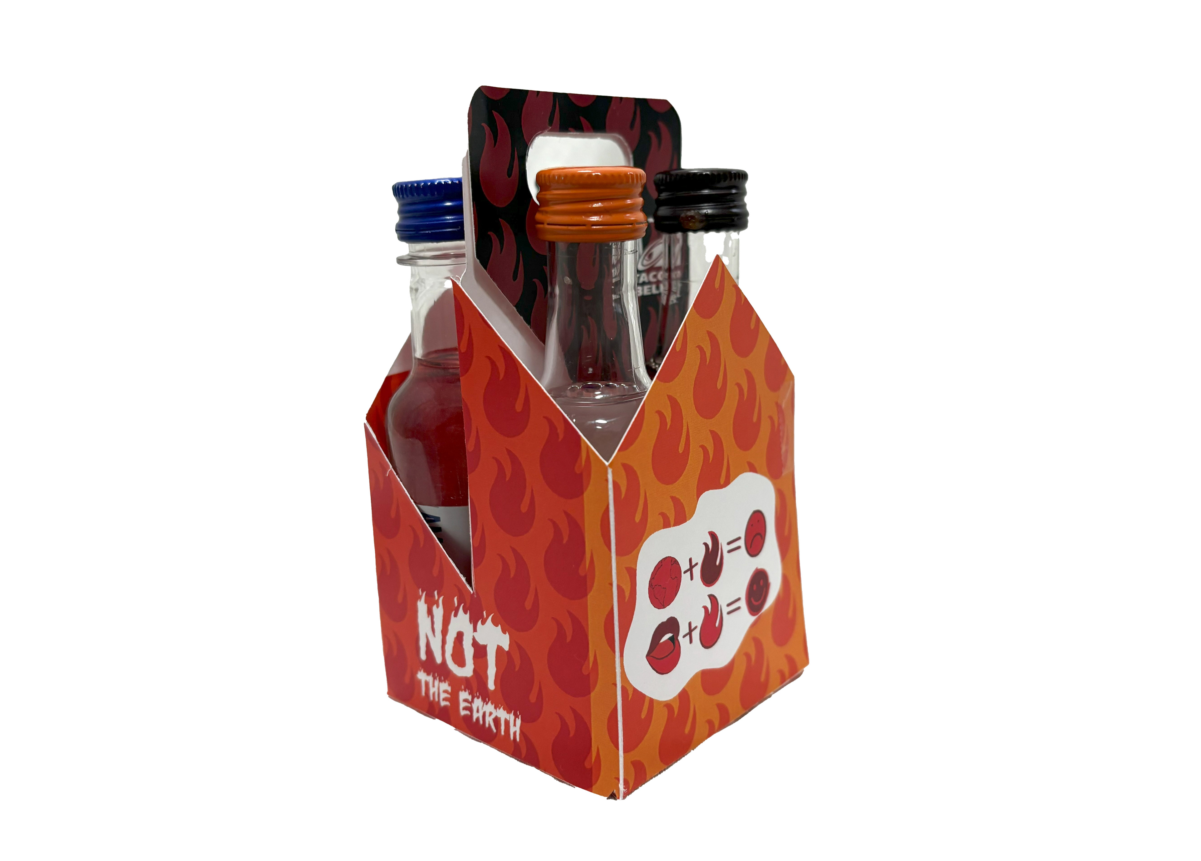 Final mockup for four pack carrier