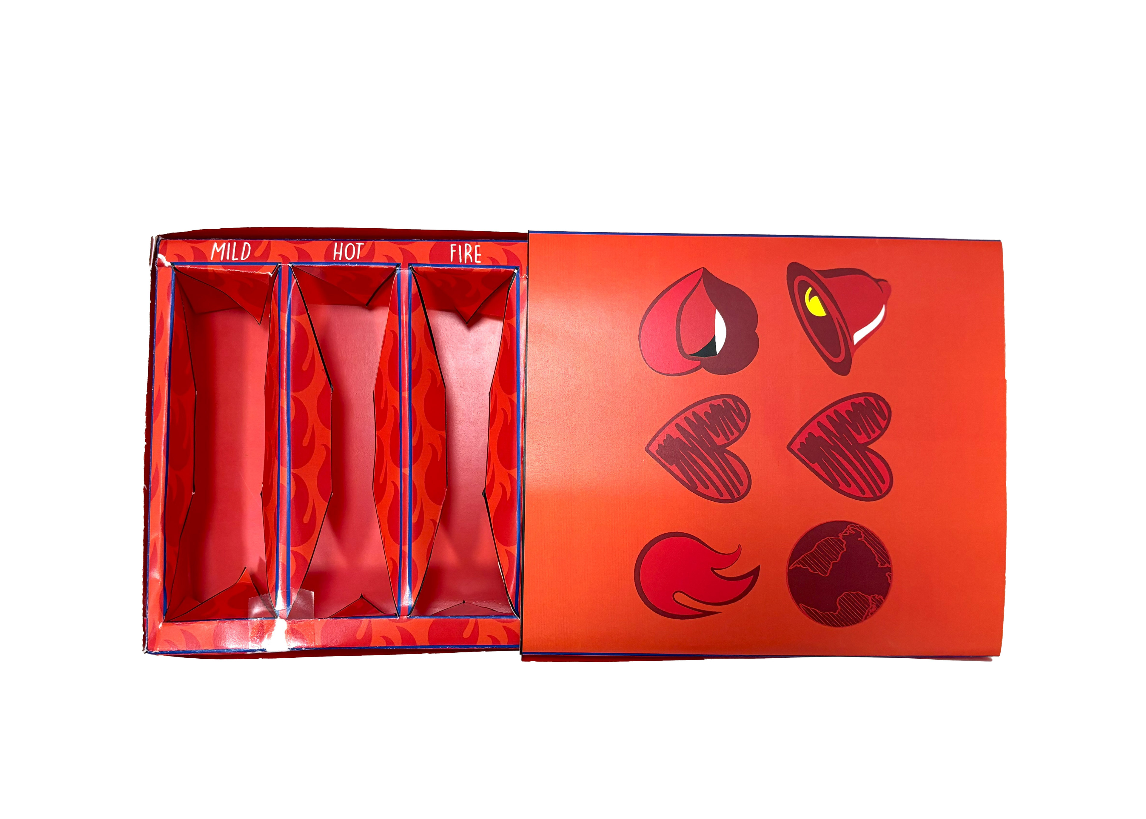 Look & Feel Prototype for a matchbox with sleeve and insert