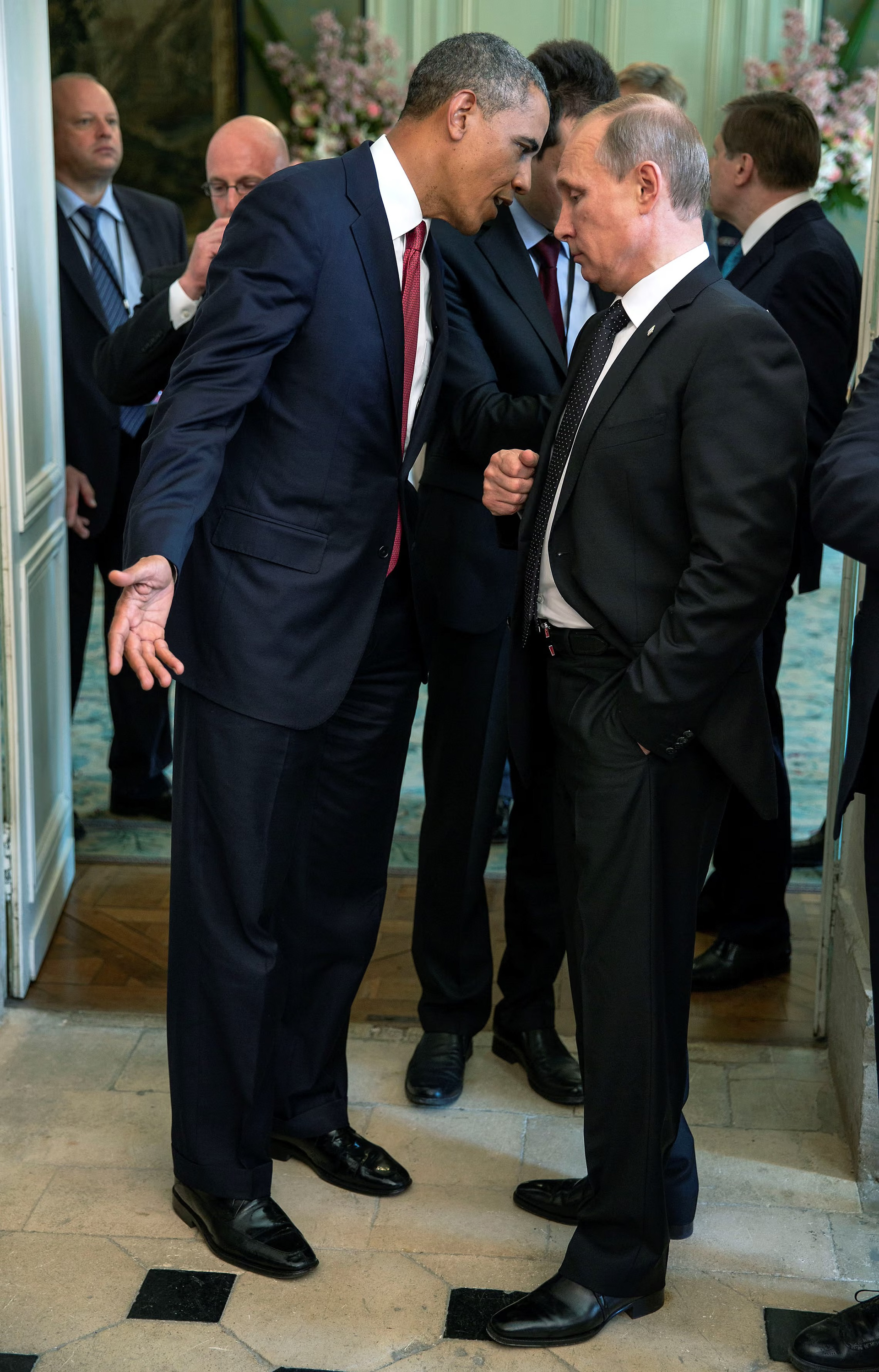 Barack Obama e Vladmir Putin / Pete Souza