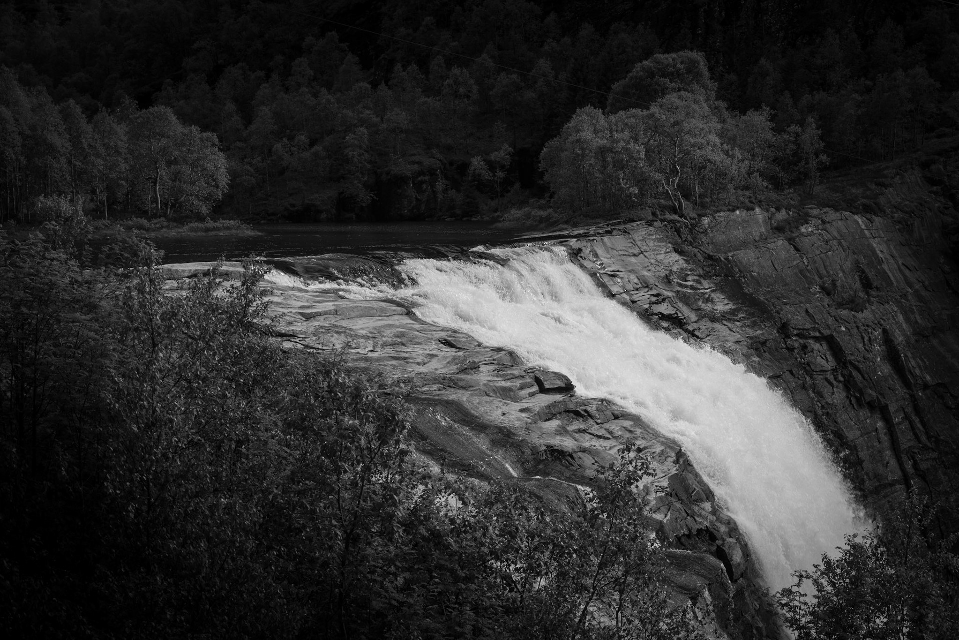 Fossen ved Storeglupen.