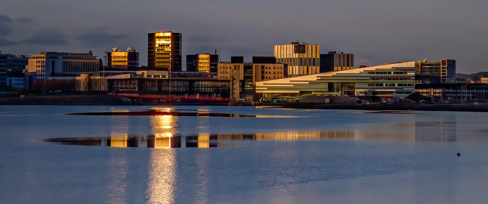Nygård sett fra Møllendal.
