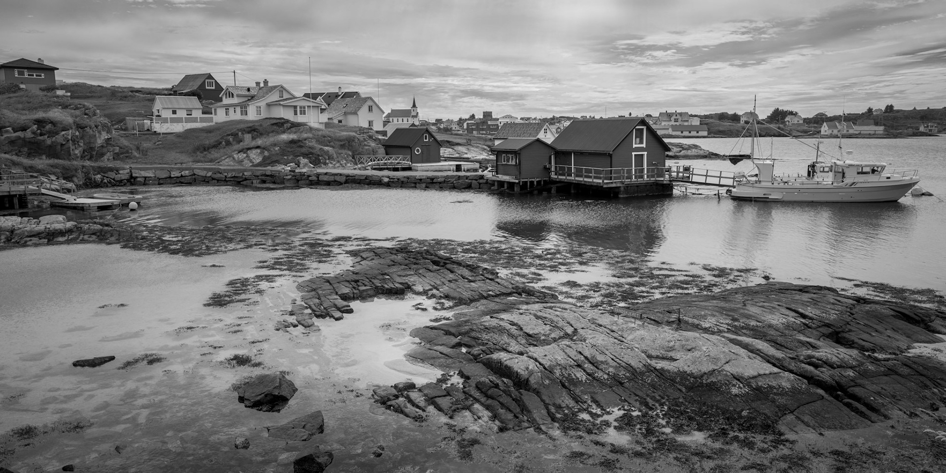 Utsikt fra Moldøyna.
