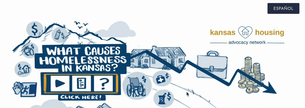 animated gif demonstrating clickable element for a virtual experience, creating popup information 