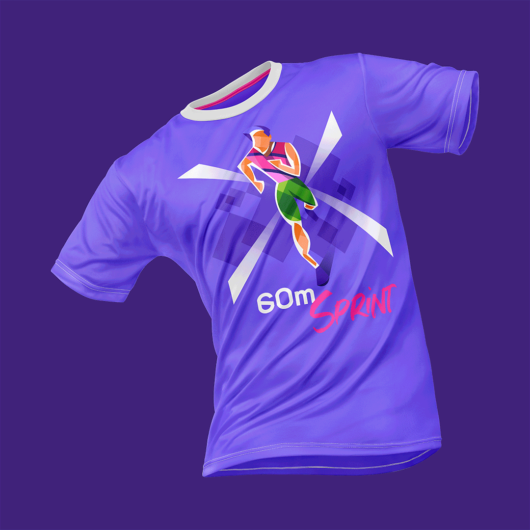 World Athletics Indoor Championships Glasgow 2024  Brand identity and visual language for merchandising 