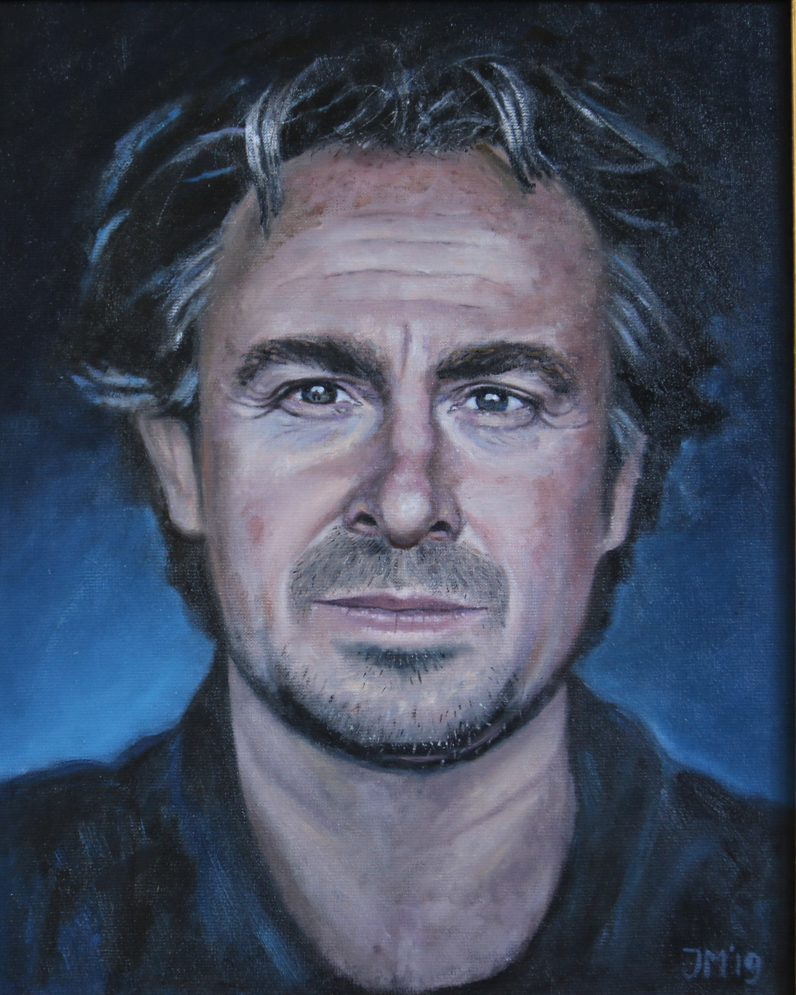 Marco Borsato. Olie. 40x50