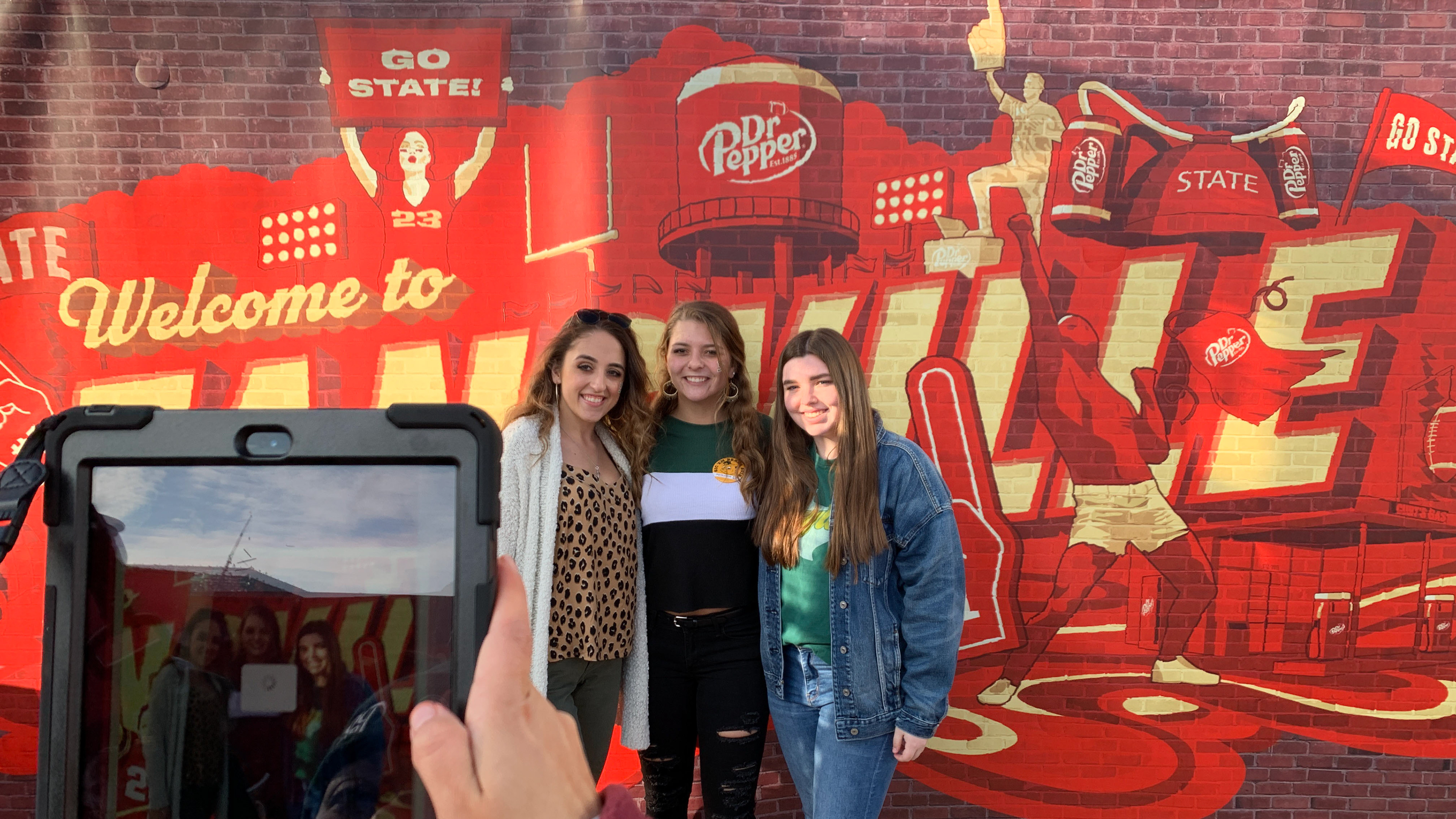 We designed a mural #ForTheGram. You better believe I snuck my name in there.