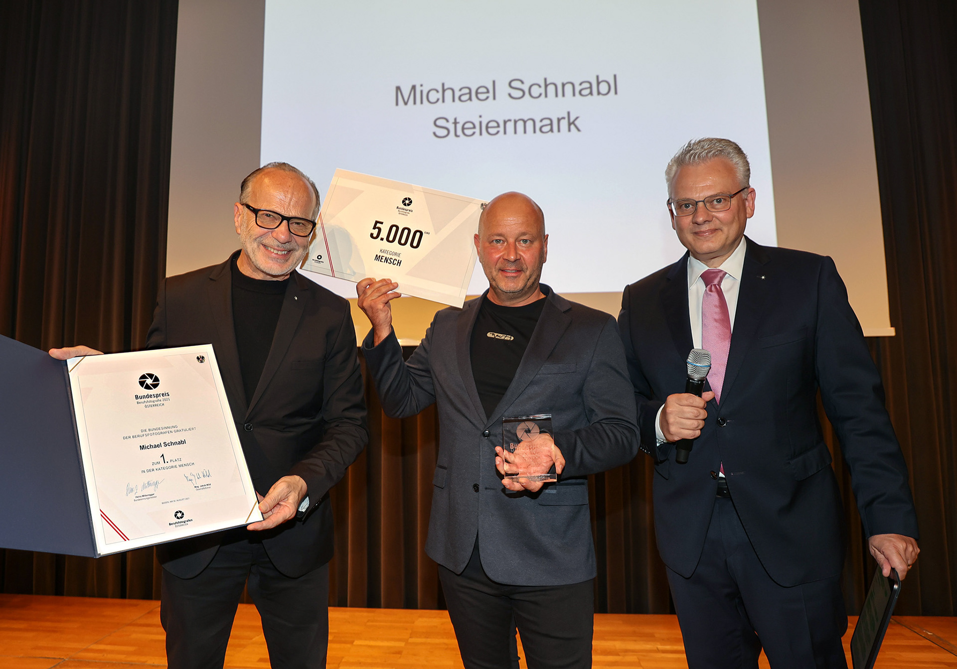 1. Platz beim Österreichischen Bundespreis in der Kategorie Mensch - Foto: Franz Neumayr