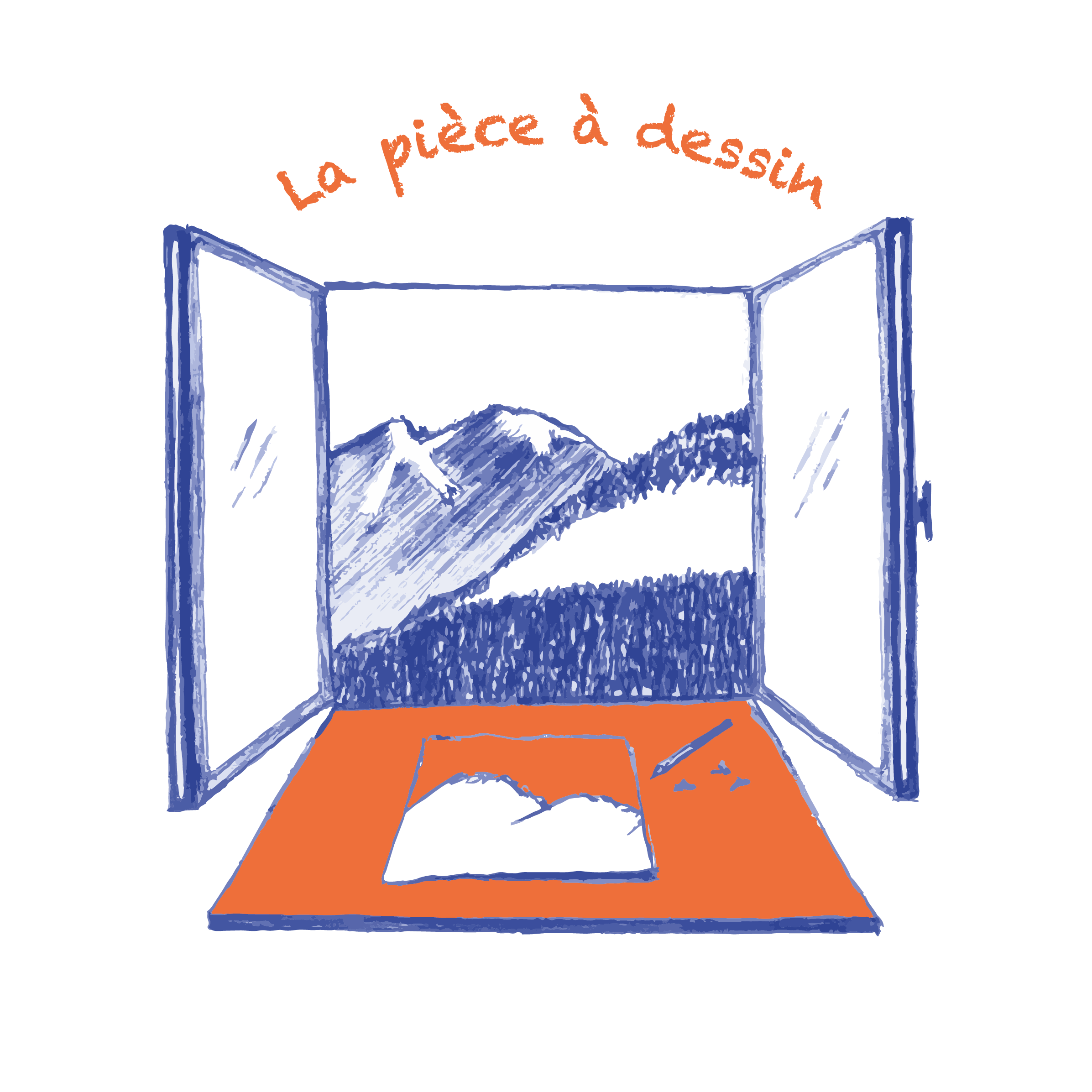 La pièce à dessin