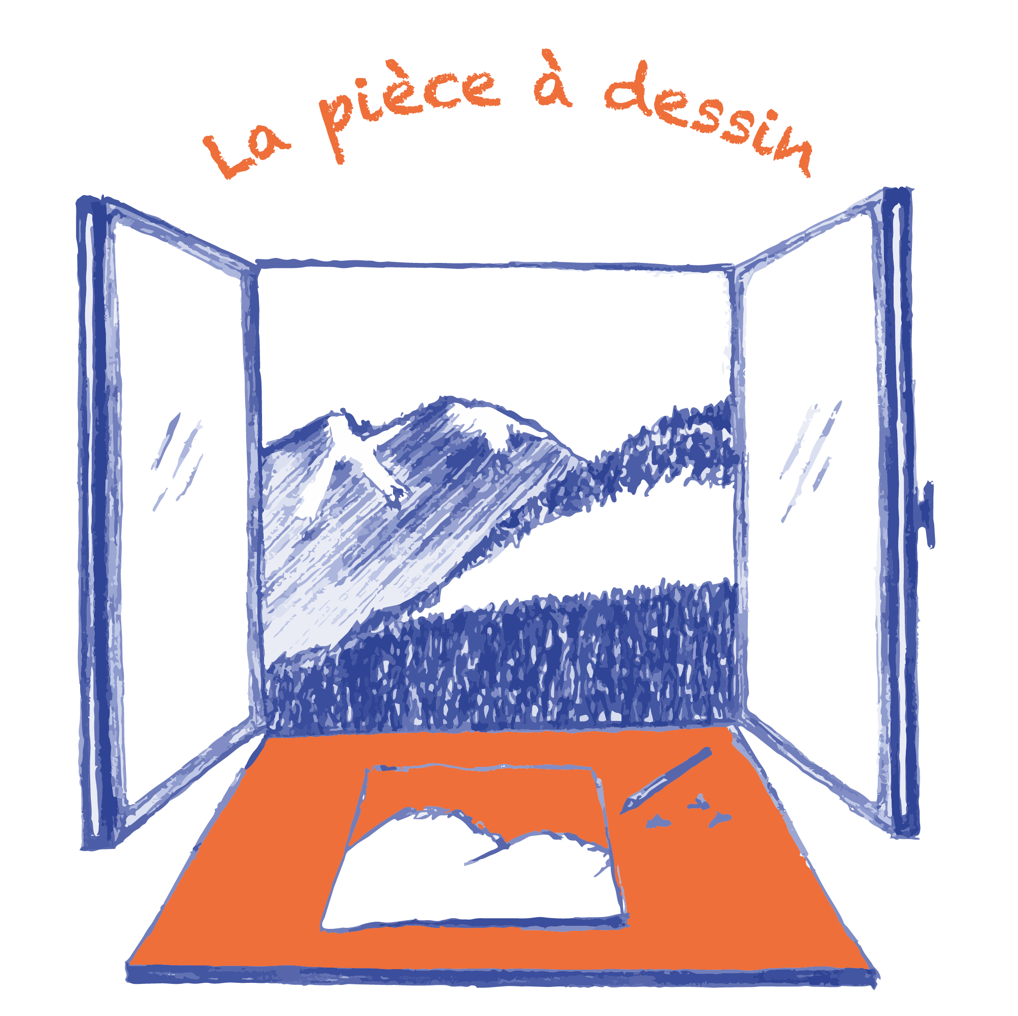 La pièce à dessin