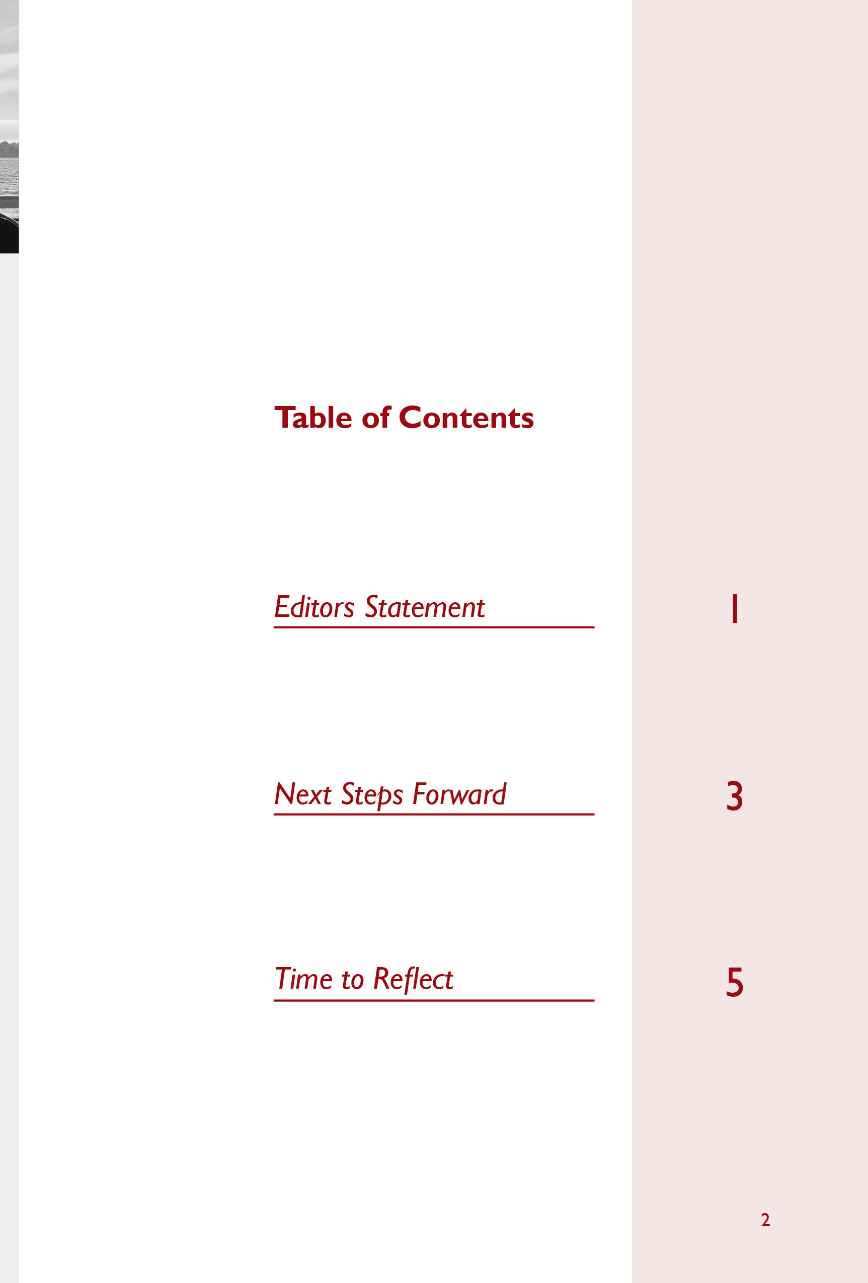 Contents Page