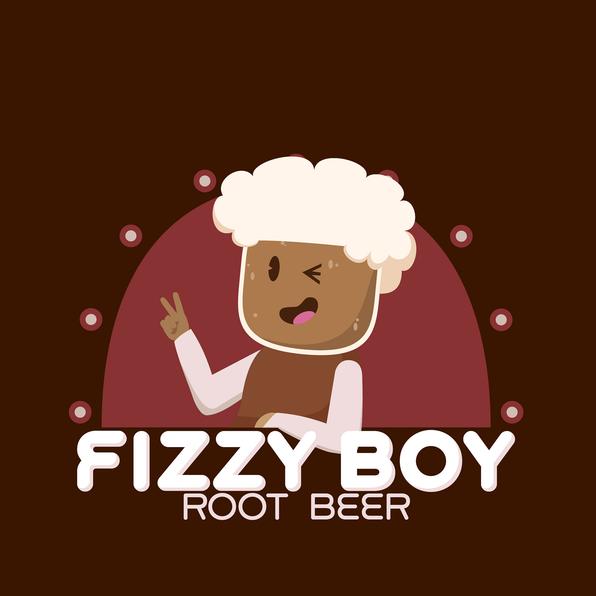 Day 3: I tried out a cheeky combo of logo and packaging design! I personally LOVE rootbeer, so I had a ton of fun with this one! Super excited with the final result.