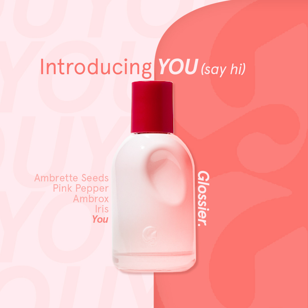 Day 5: a mock ad for Glossier, Inc. featuring their YOU eau de parfum. Had. the chance to give it a whiff and I can see why it's been so popular recently!