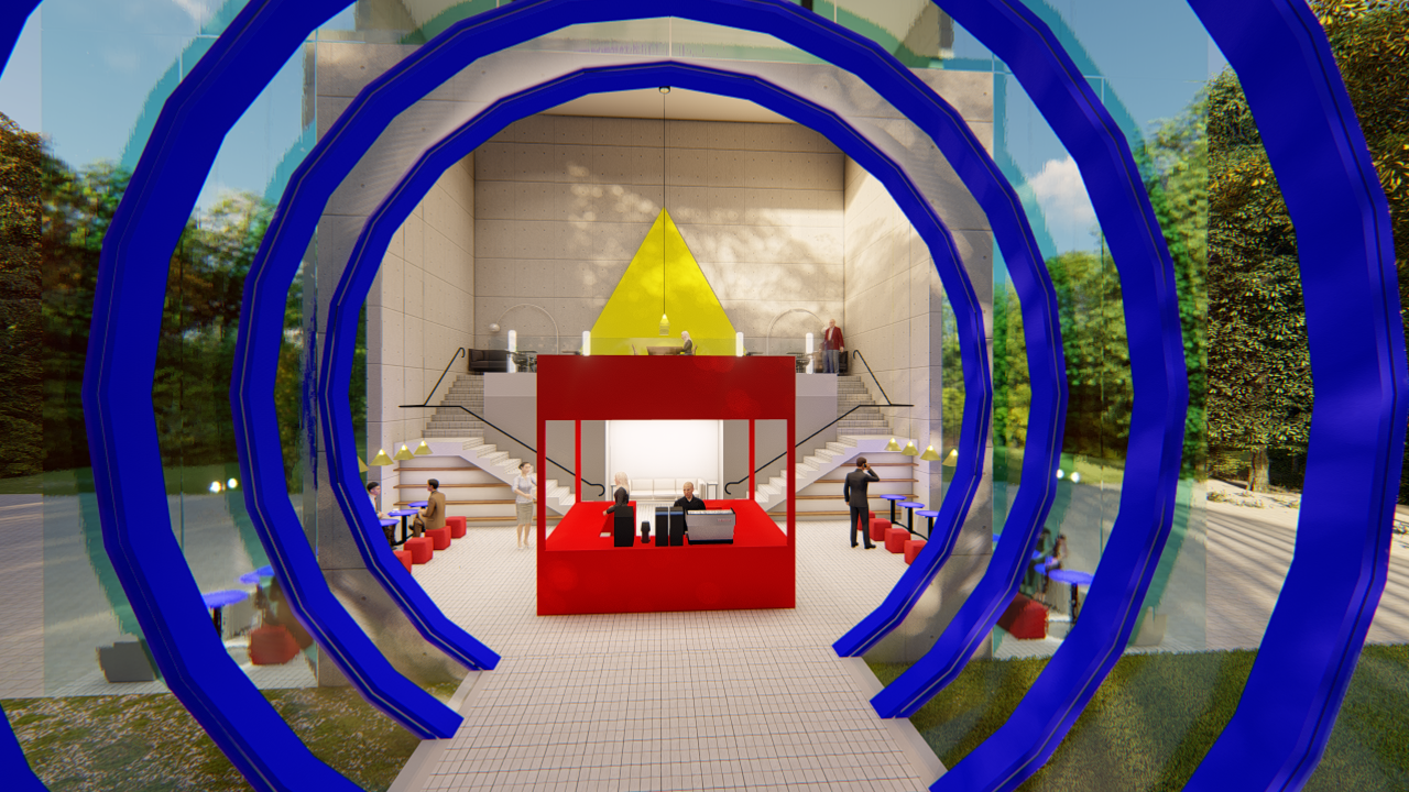 Cafe Interior Render