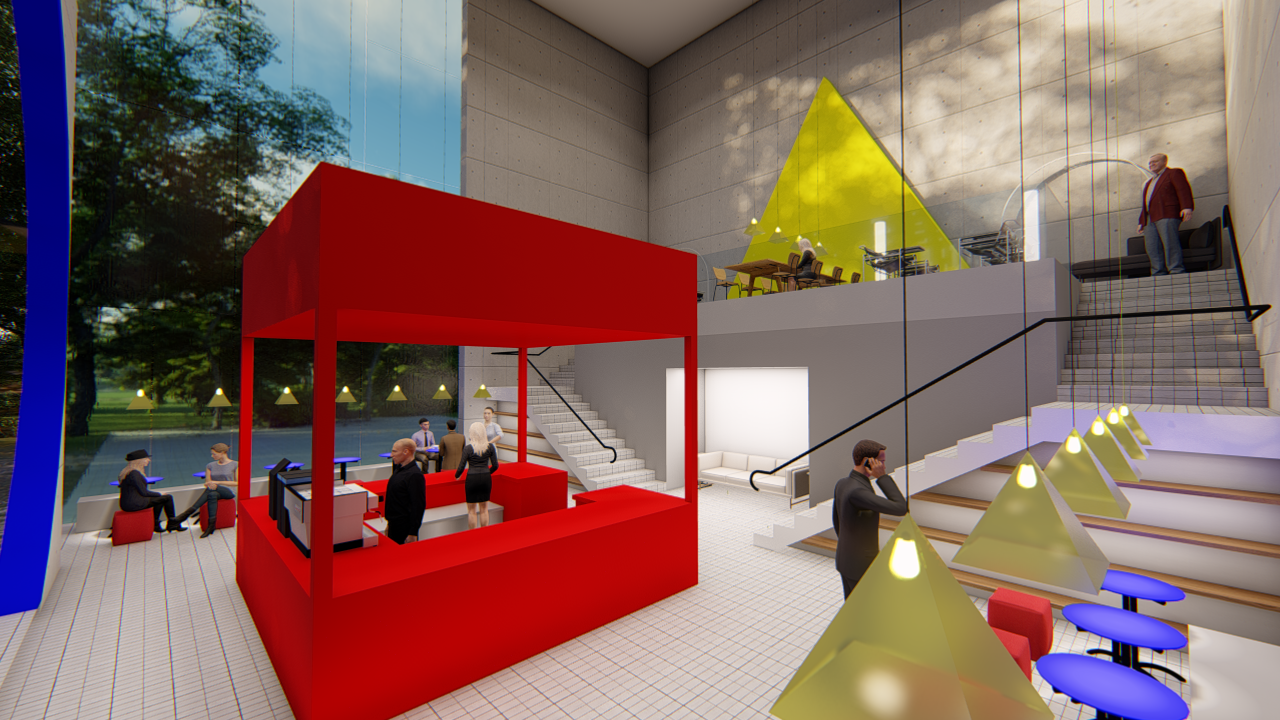 Cafe Interior Render
