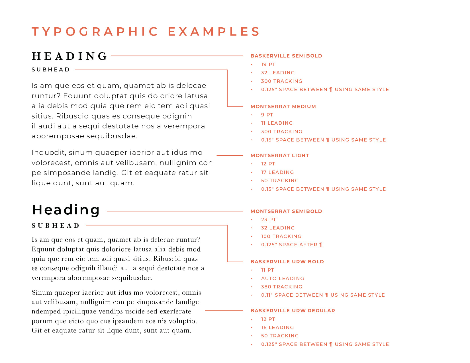 Typographic examples – Page 2