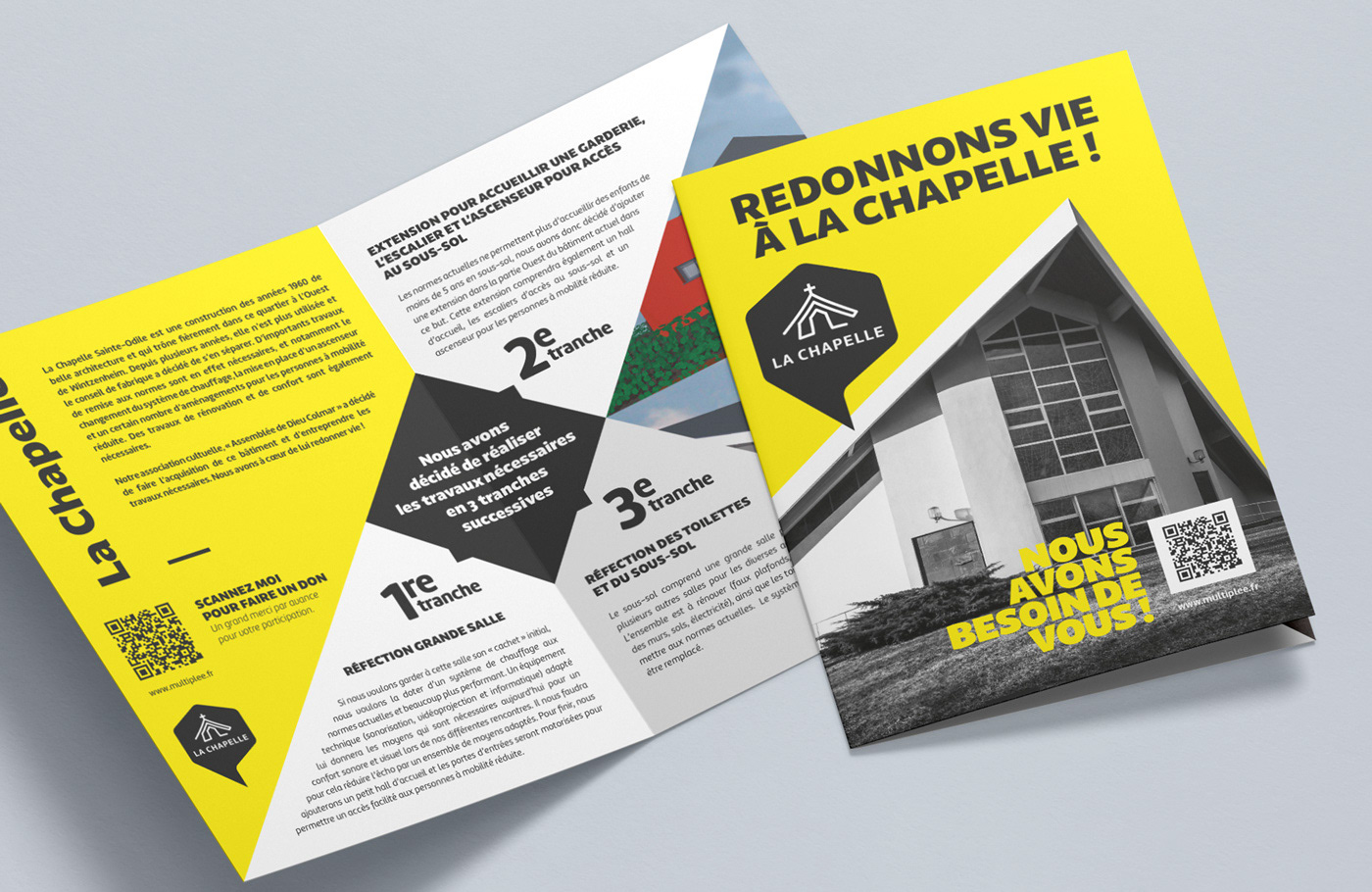 Donation campaign brochure