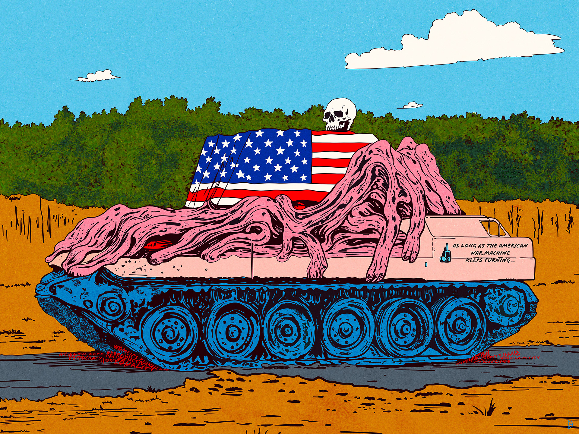 As Long As The American War Machine Keeps Turning