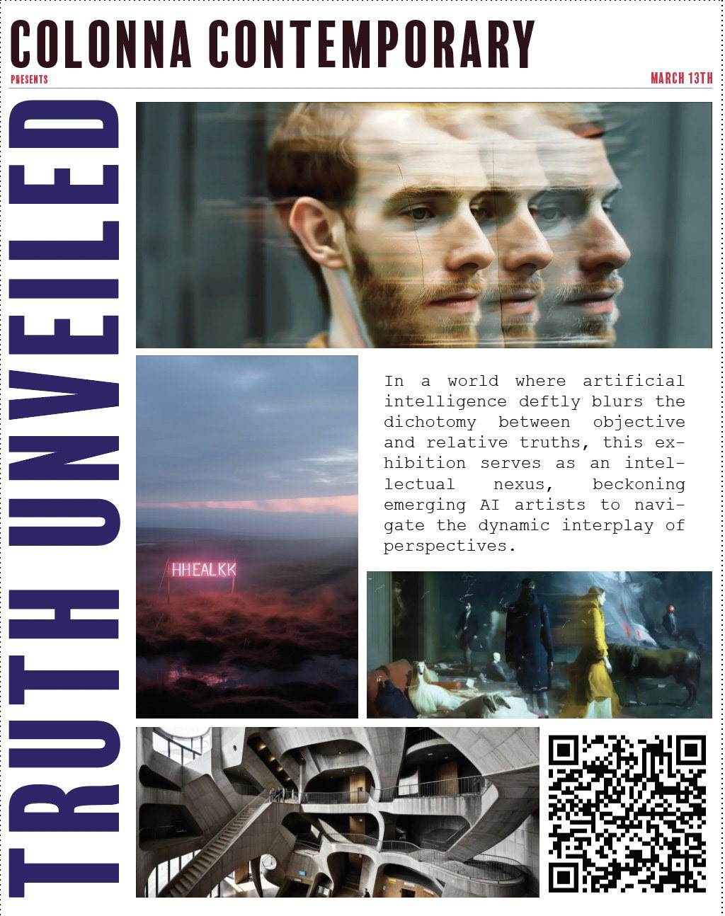 Truth Unveiled Exhibition Poster