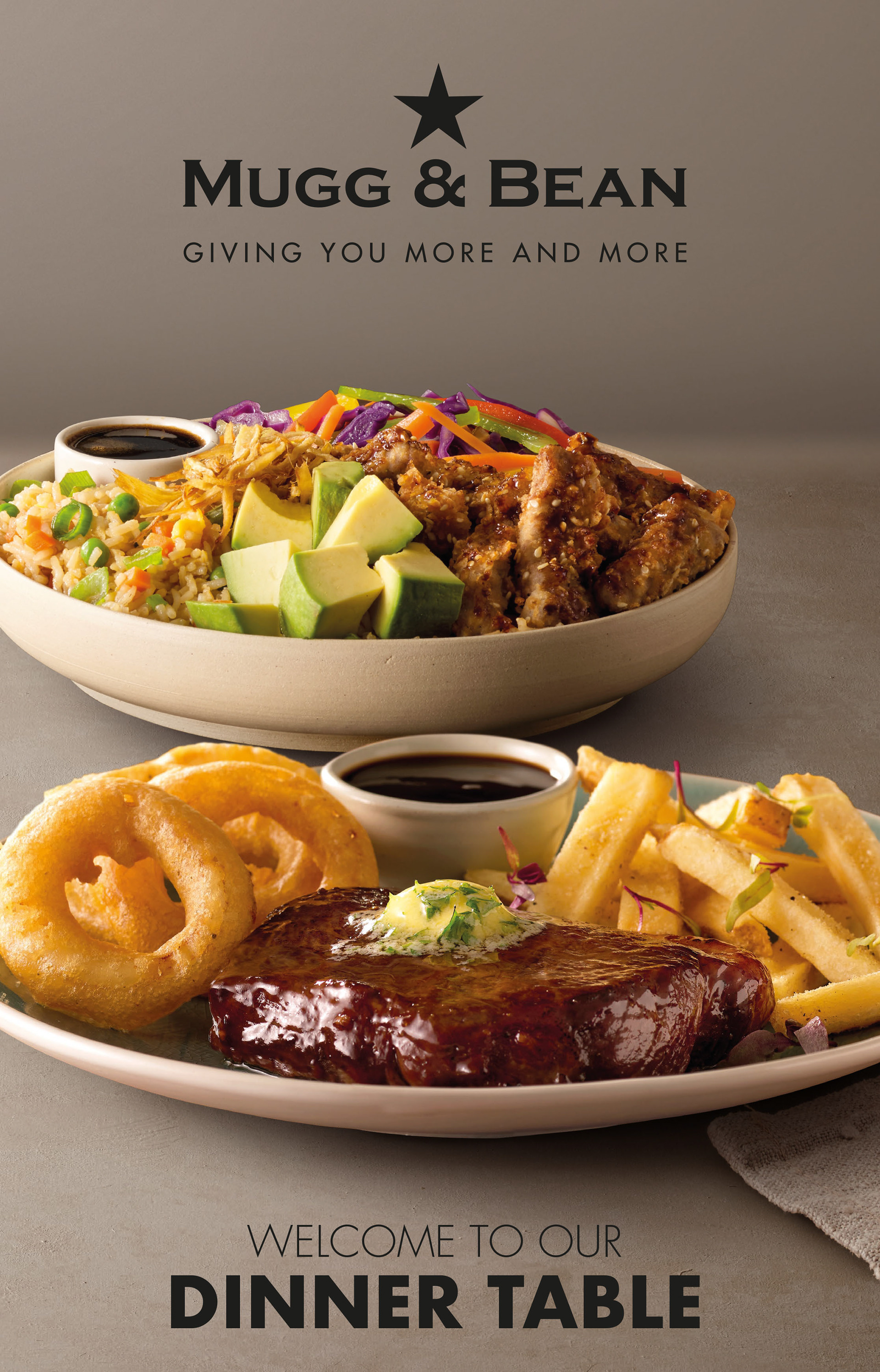 Mugg & Bean Dinner Menu '24
