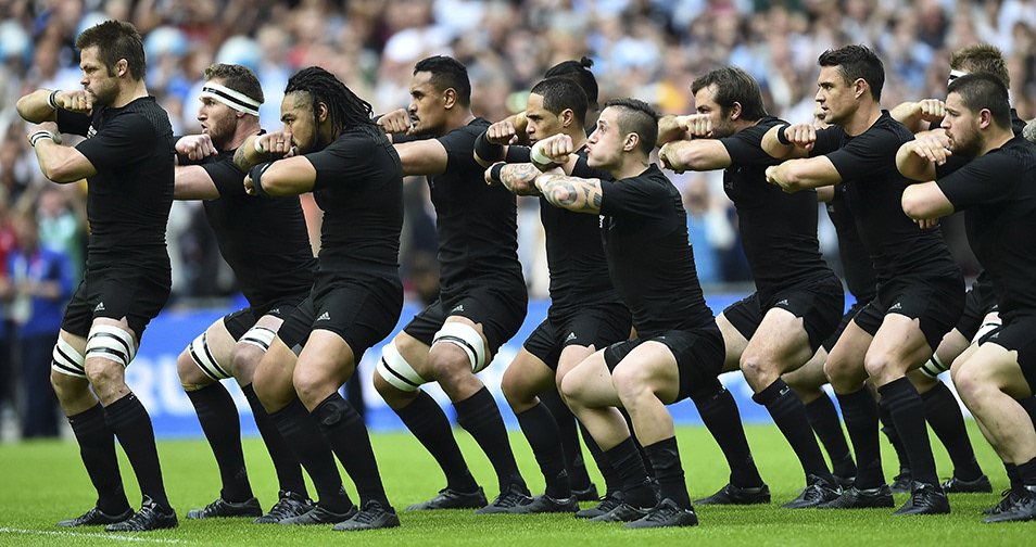 New Zealand performing the Haka