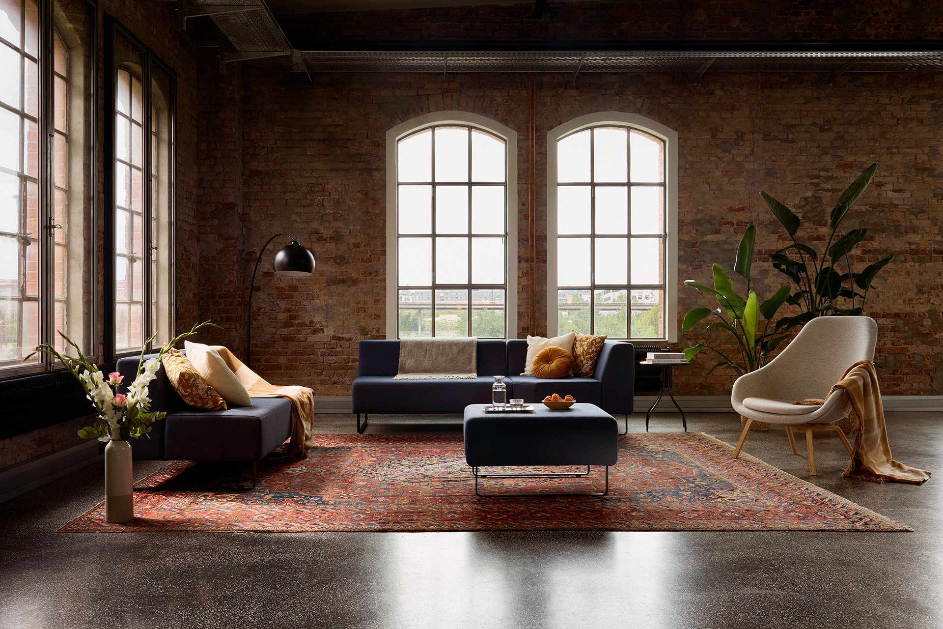 Interiorfotografie von Maike Piorr, Backstein-Loft in Hamburg, gestaltet von Studio Merle Zadeh