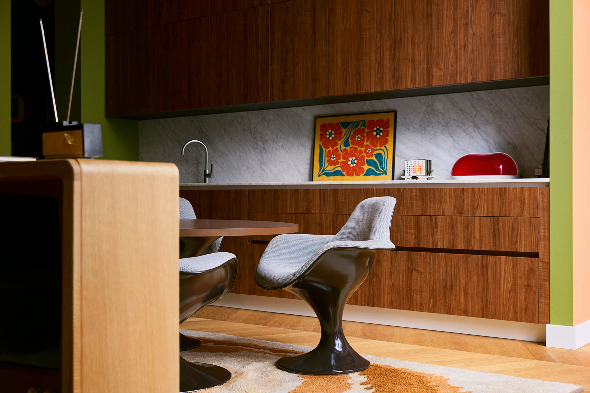 Interiorfotografie 70s Apartment Berlin, Assignment for Sony Music and Paul Kalkbrenner, The Essence