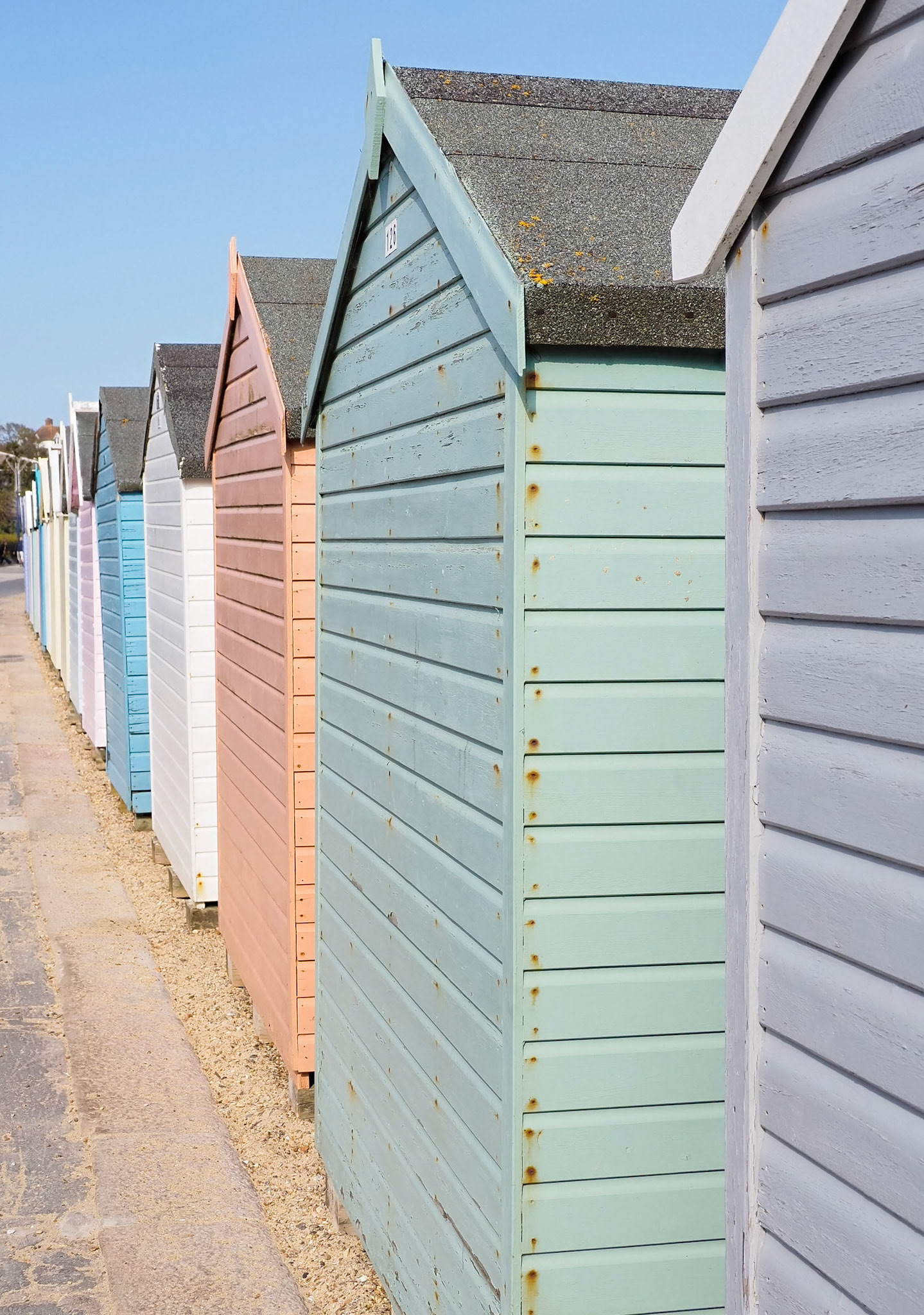 Pastel Beach Huts