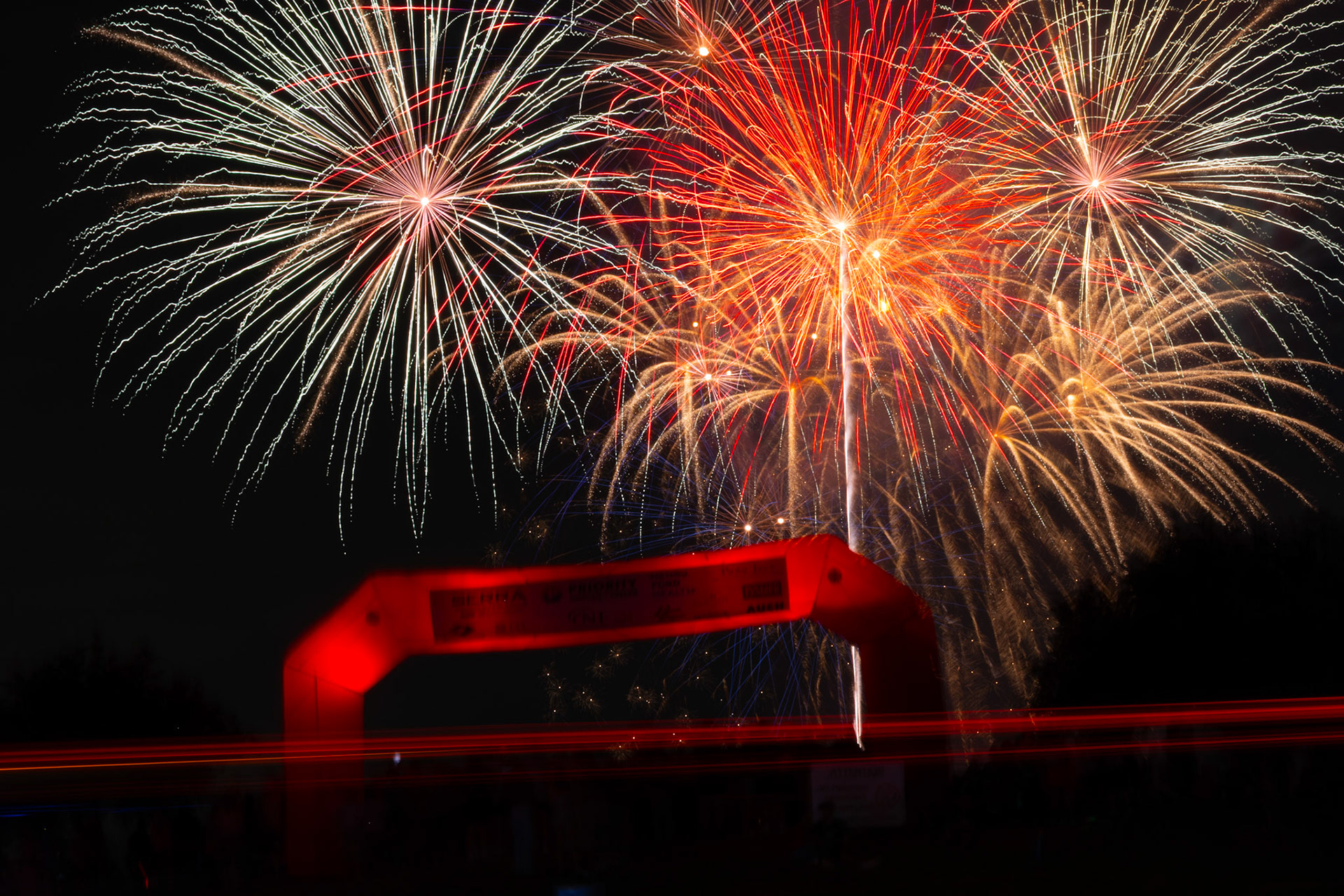 the long exposure with the car lights made it look so cool