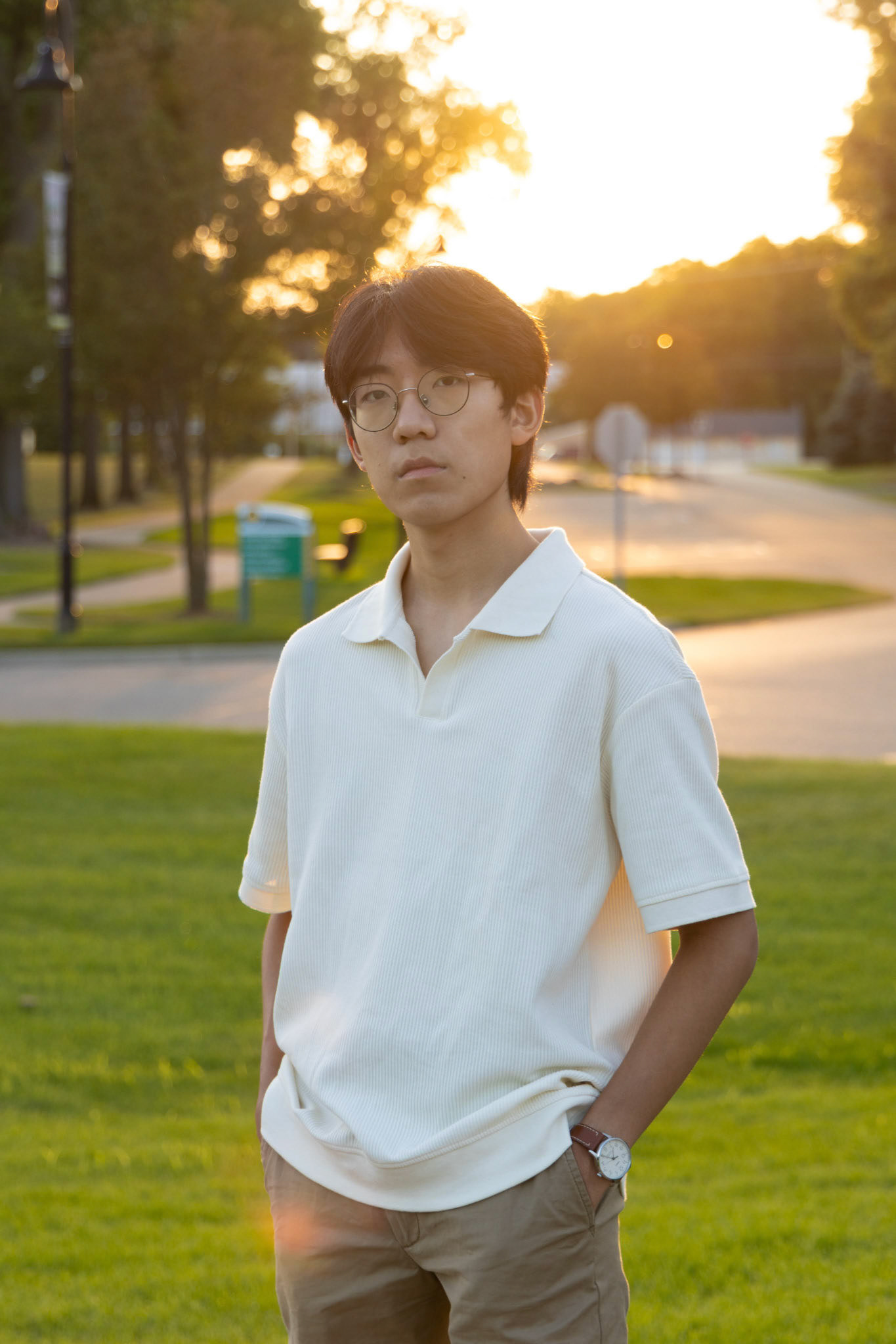 loved the golden hour light in the shot. (As a bonus even got a little lens flare at the bottom left)