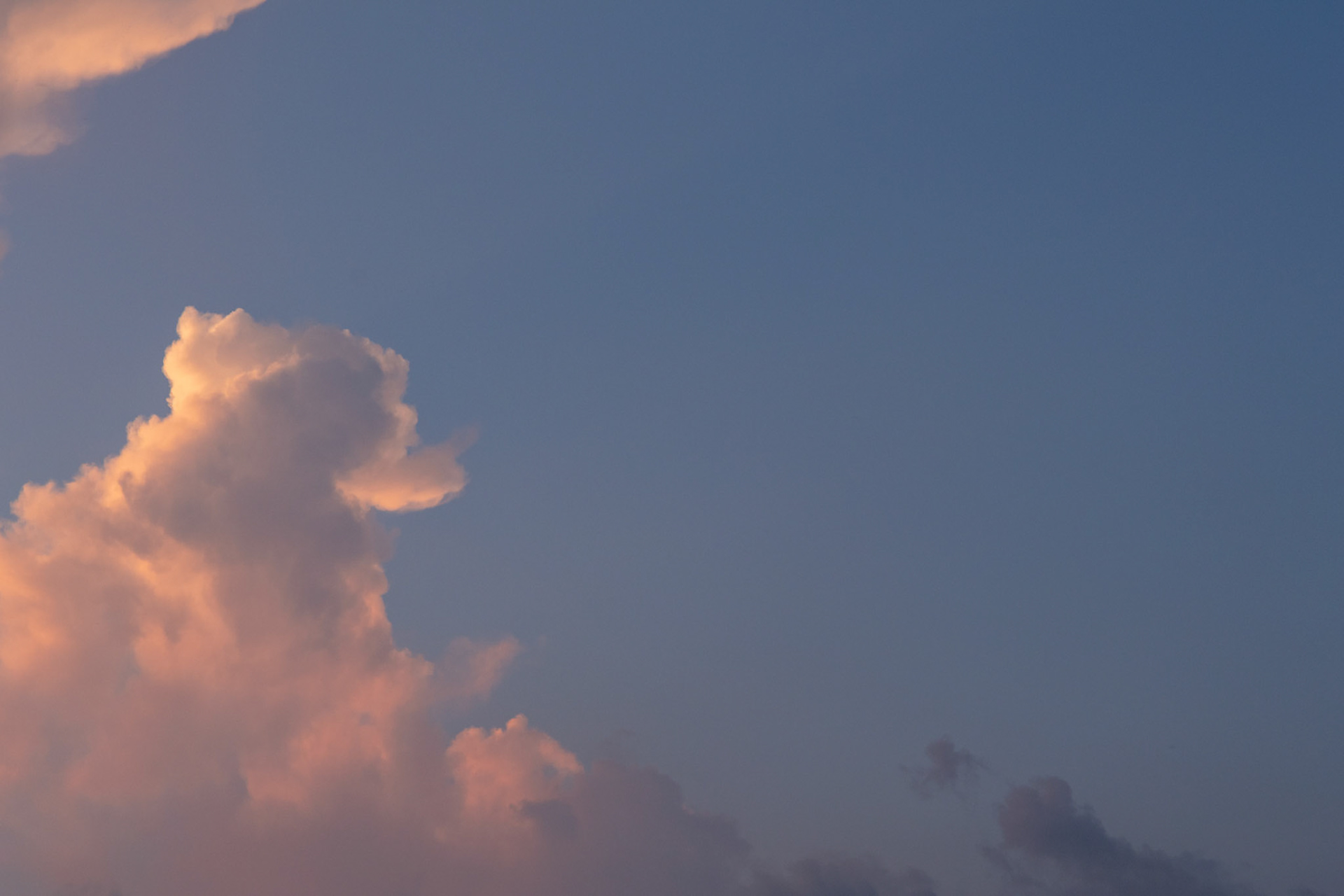 I saw the sky on this one random august and immedietly ran outside to get a pic of it. The golden hour light on the clouds made the sky look surreal. 