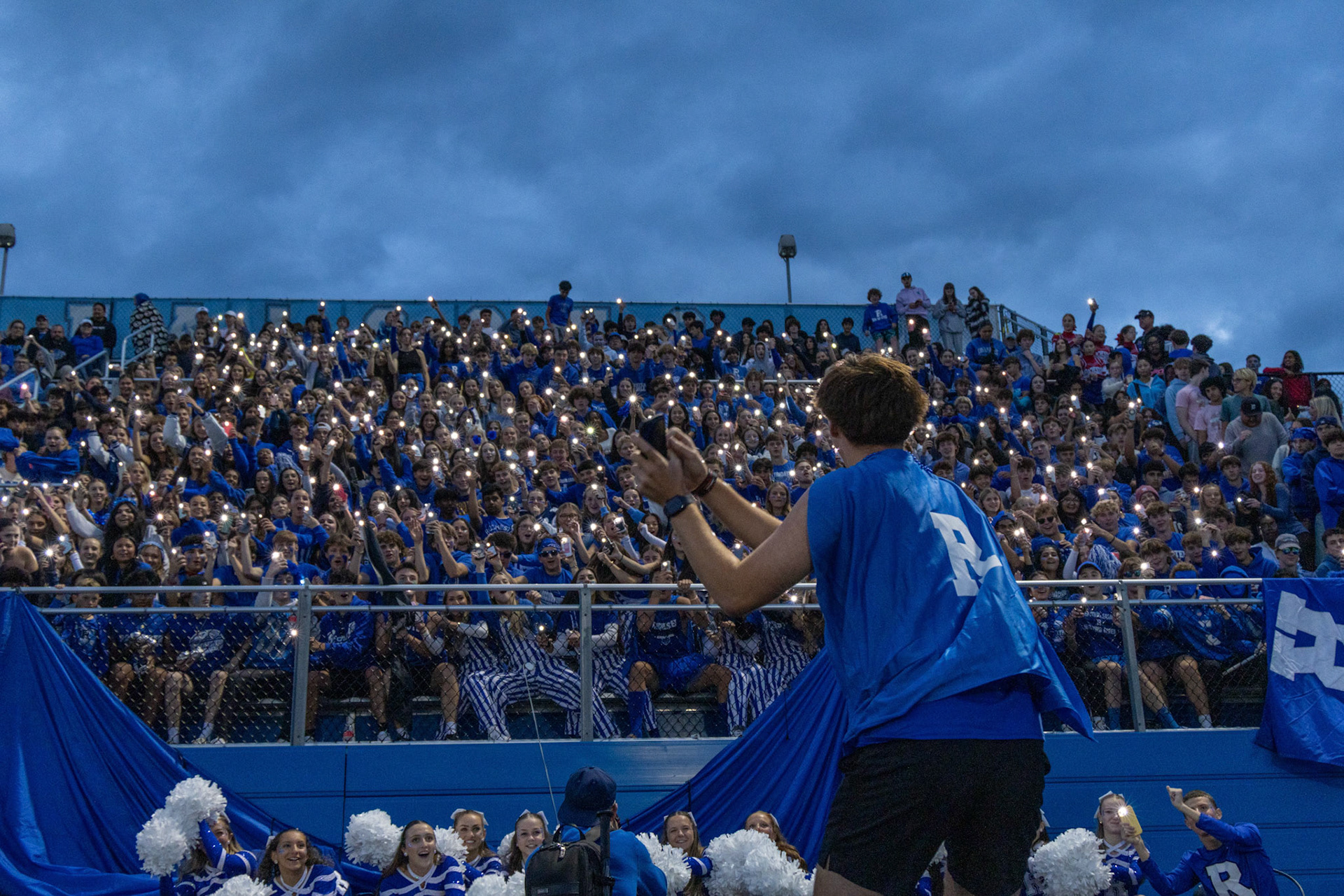 I love taking pictures that have a lot of meaning to it. This one I felt showed off how special it is to be at one of these games 