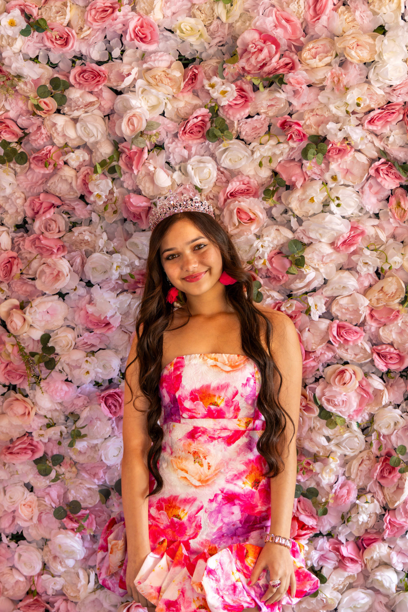 Absolutely loved the background. I wish I had the editing skills I have now, I wouldve made all the flowers the same color because in this shot The top right was affected by golden hour light and the bottom left was darker because of her shadow)