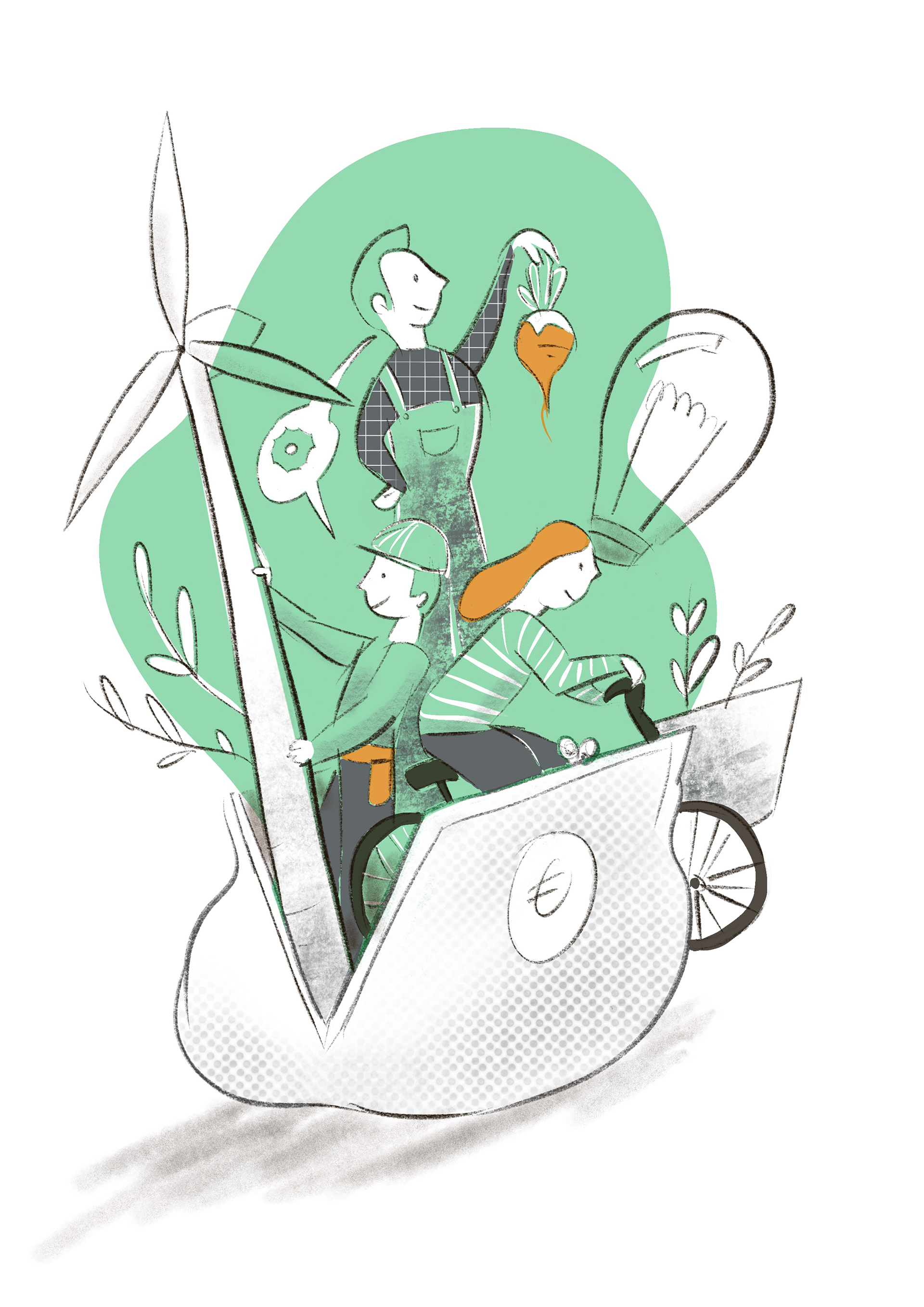 Illustraties voor Trividend