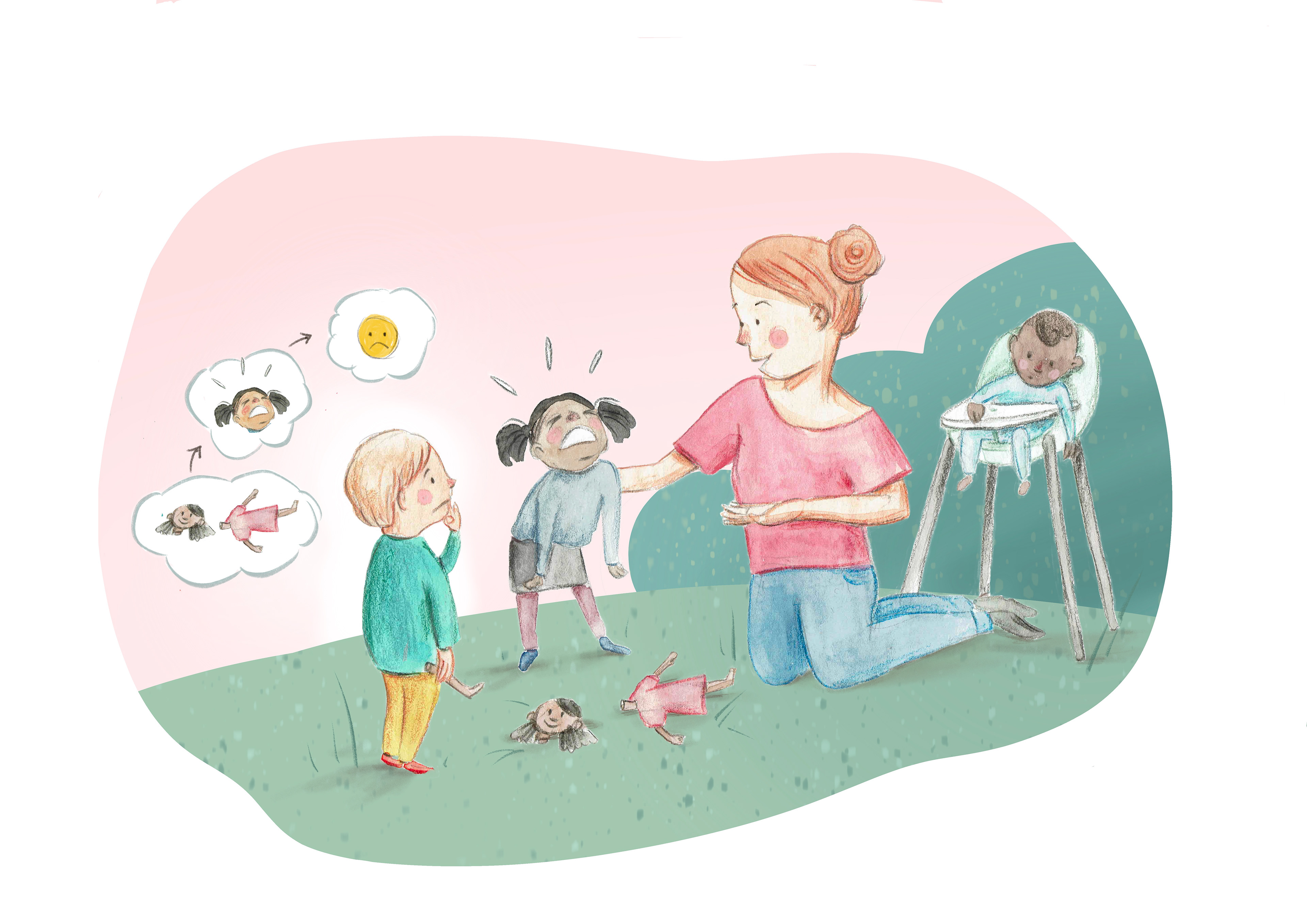 Illustratie voor de pedagogische gids van i-Mens