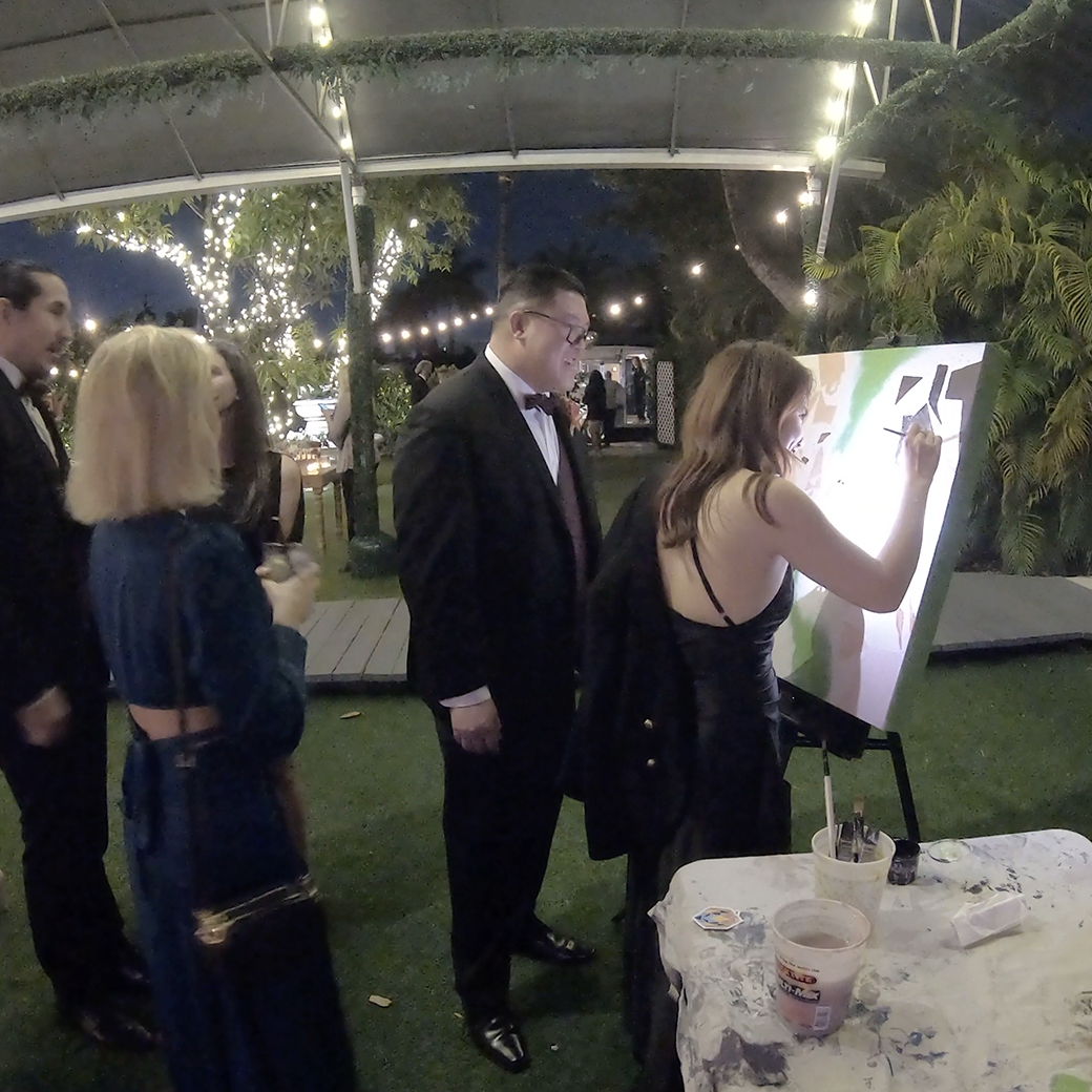 Guests painting