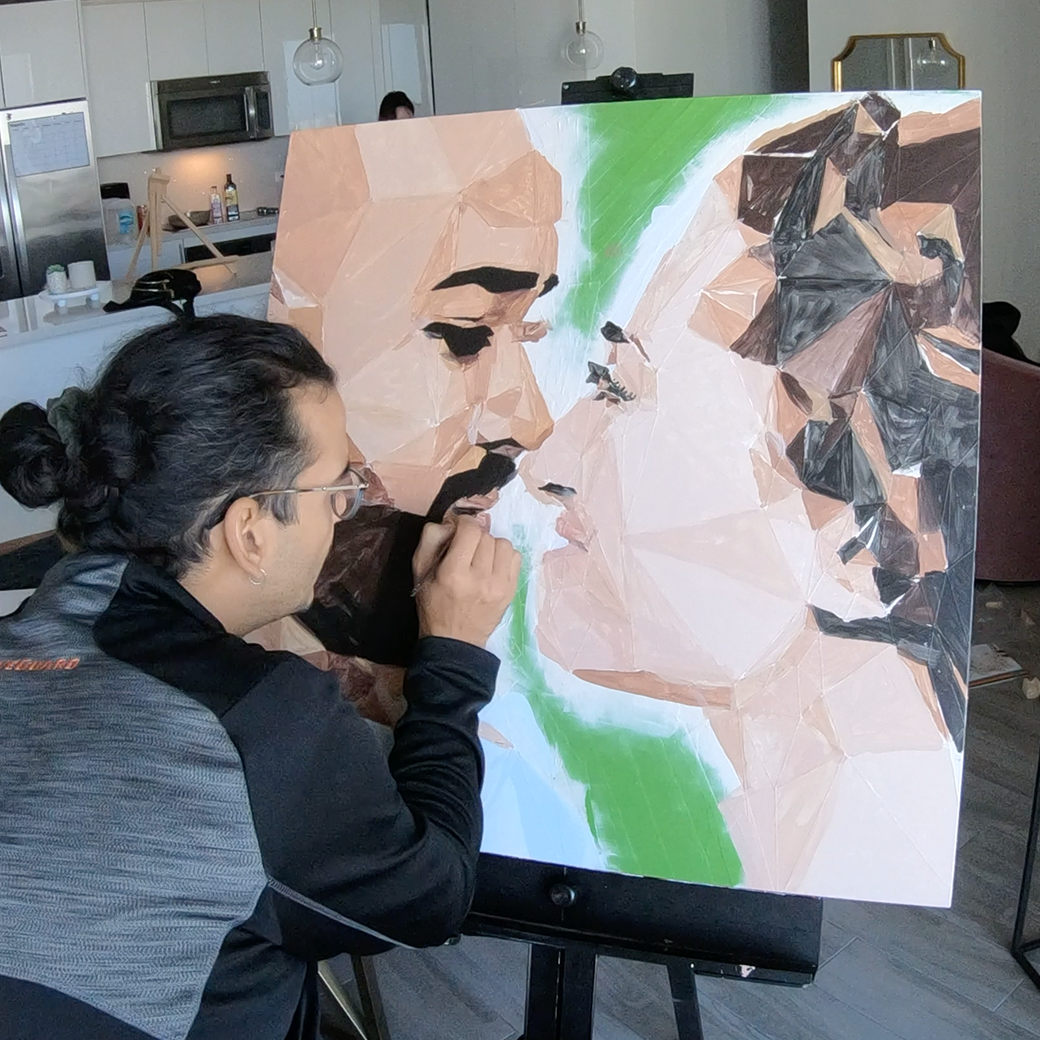 Touching up