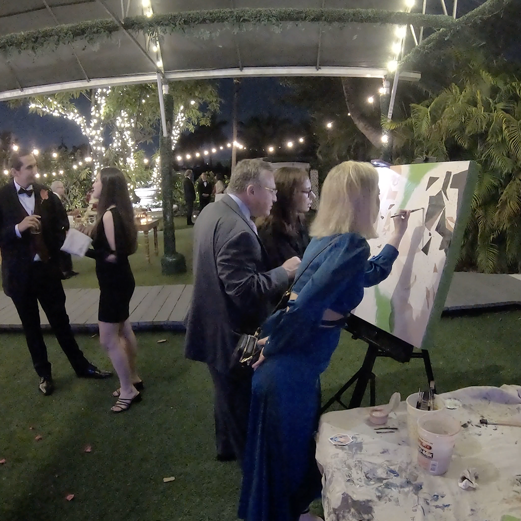 Guests painting