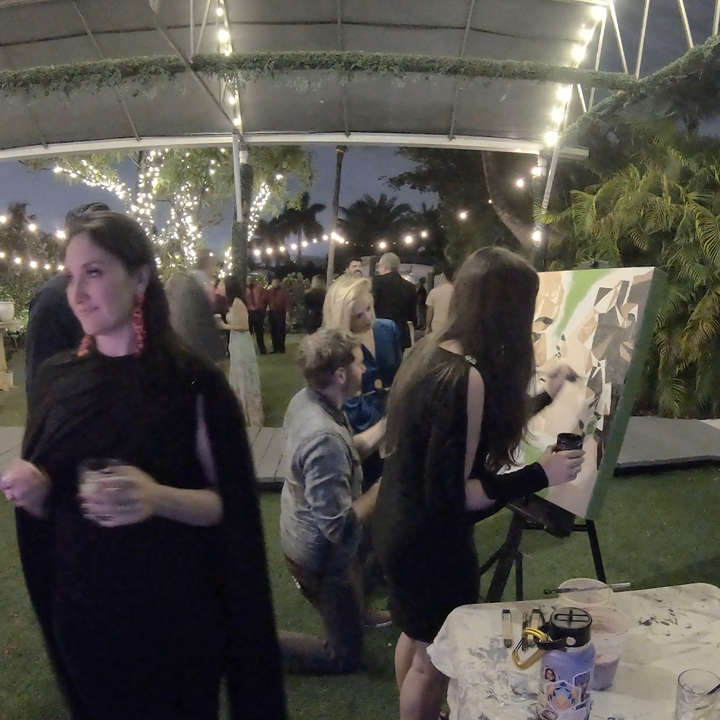 Guests painting