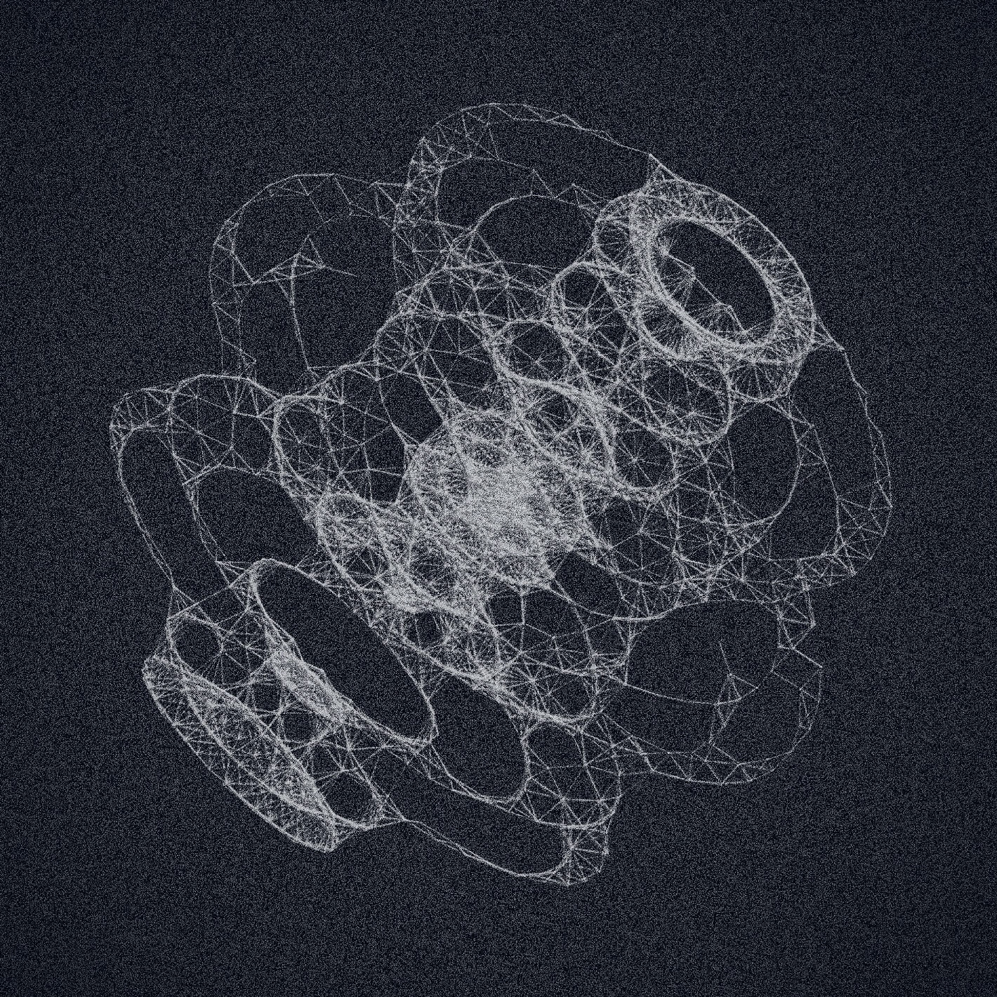 V.006. Part of project “Sine Language” [RJ 0066]: Various graphics created from mathematical formulae.