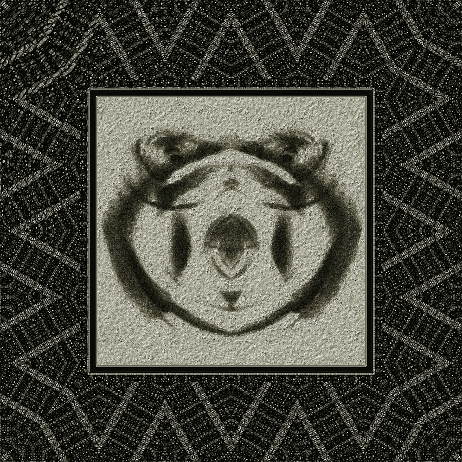 No. 6. Part of project “Daemons of Desolation” [RJ 0075]: Experimental drawings about some imaginary creatures.