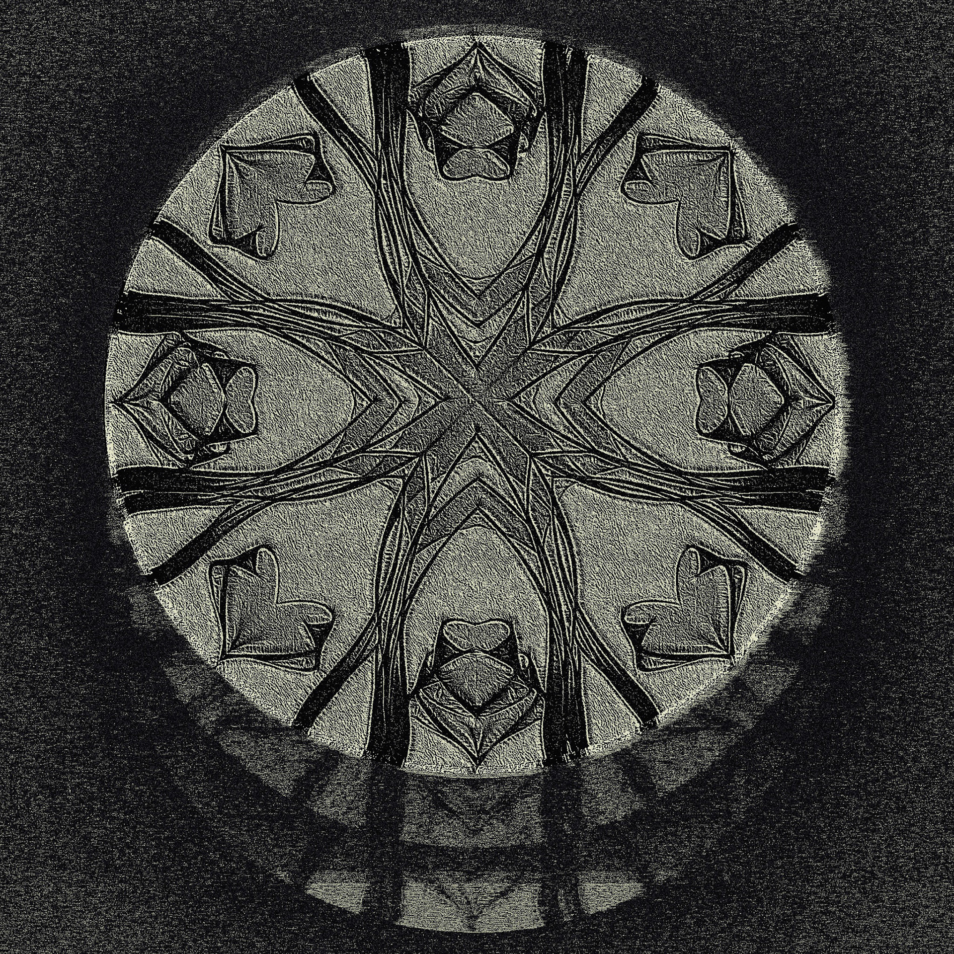 Jump. Part of project “Circled 1” [RJ 0091]: Various graphics featuring circle-based constructions, part 1.