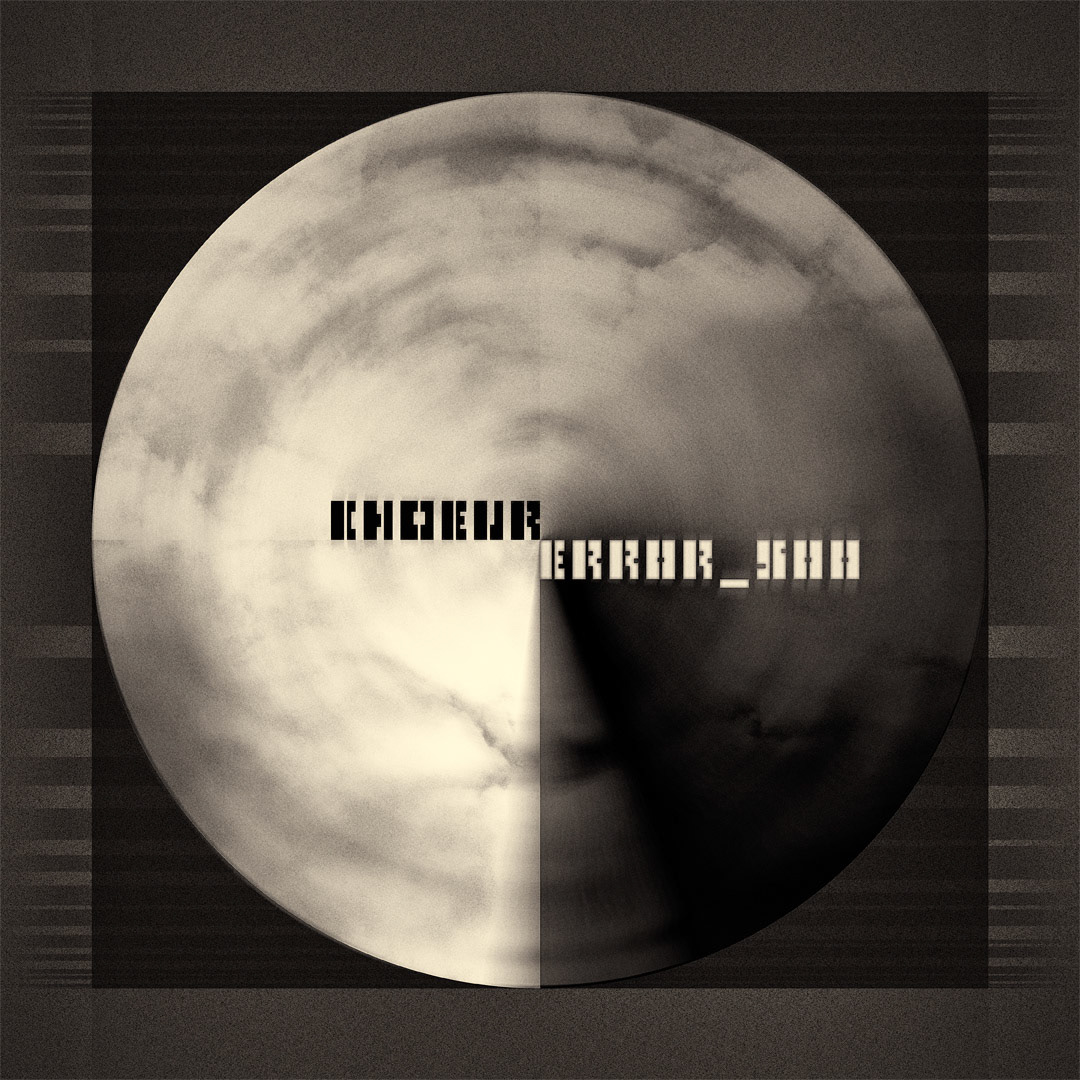 3rd inlay page of the PDF booklet showing performer and track title. Part of project “Radarstation 2” [RJ 0049]: CD cover art and inlay design of an experimental electronic album.
