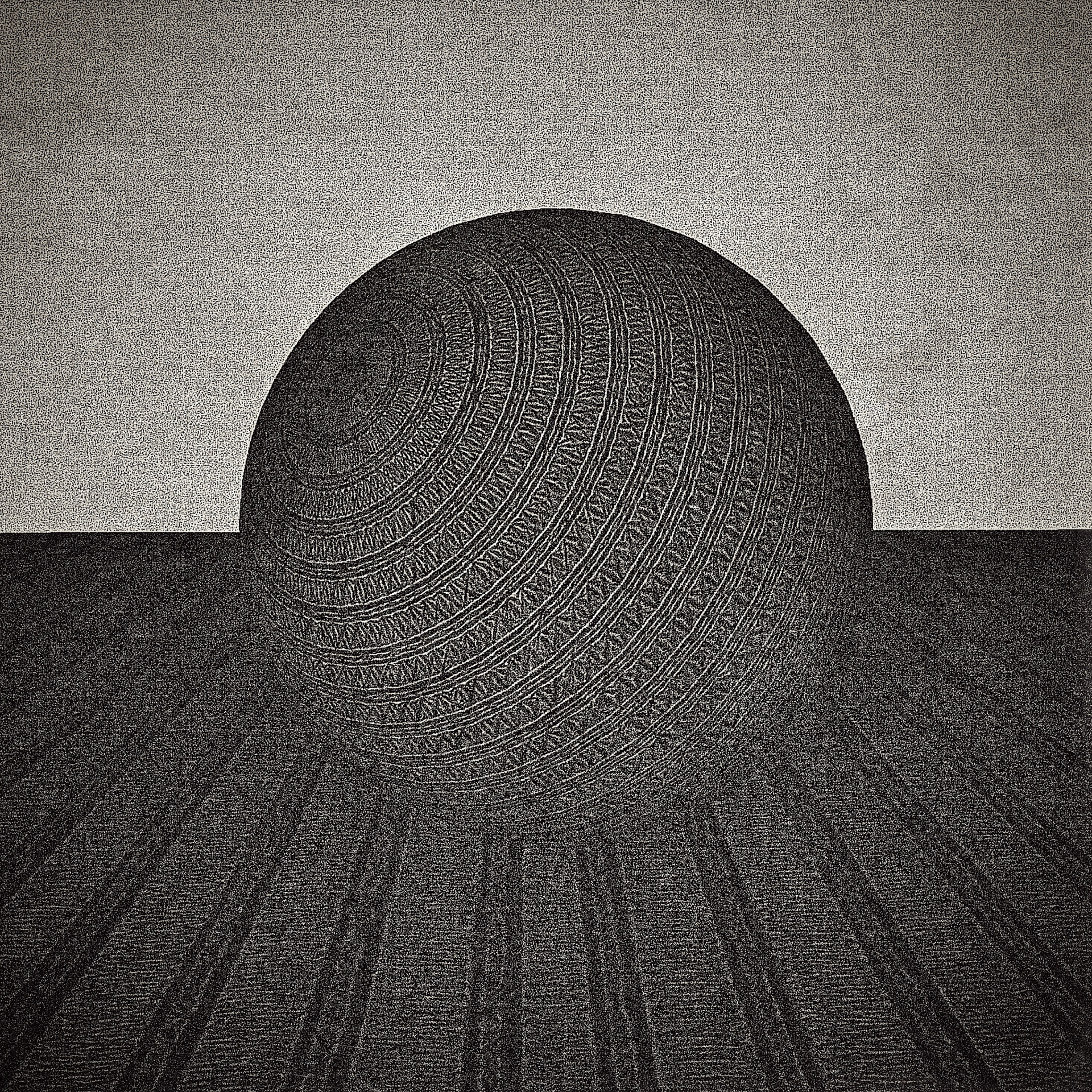 Static #1. Part of project “Balls Again” [RJ 0092]: Experimental drawings featuring ball shaped objects.